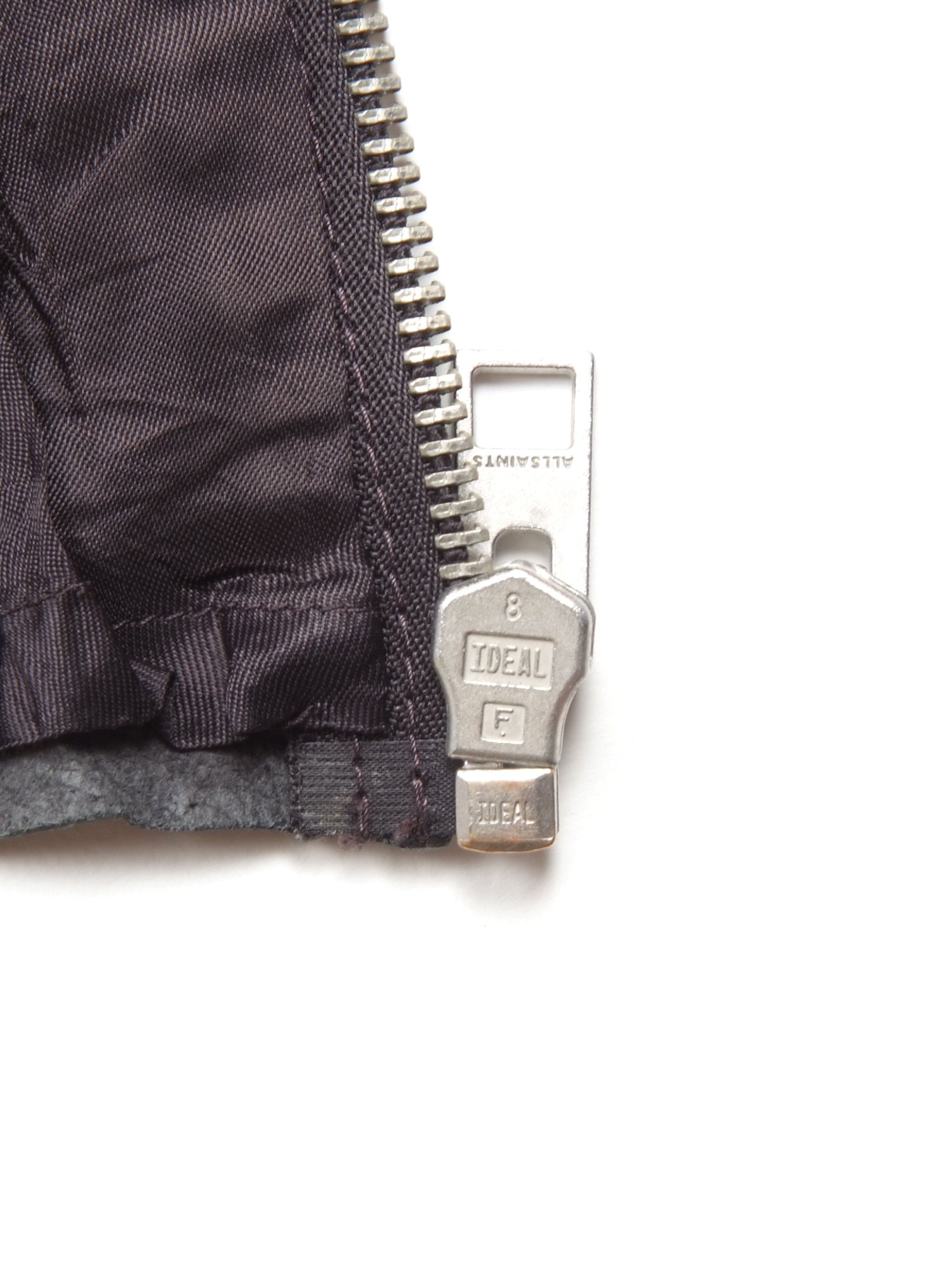 Allsaints AllSaints Sens Leather Full Zip Mini Skirt Black US2/XS Size 26" / US 2 / IT 38 - 6 Thumbnail