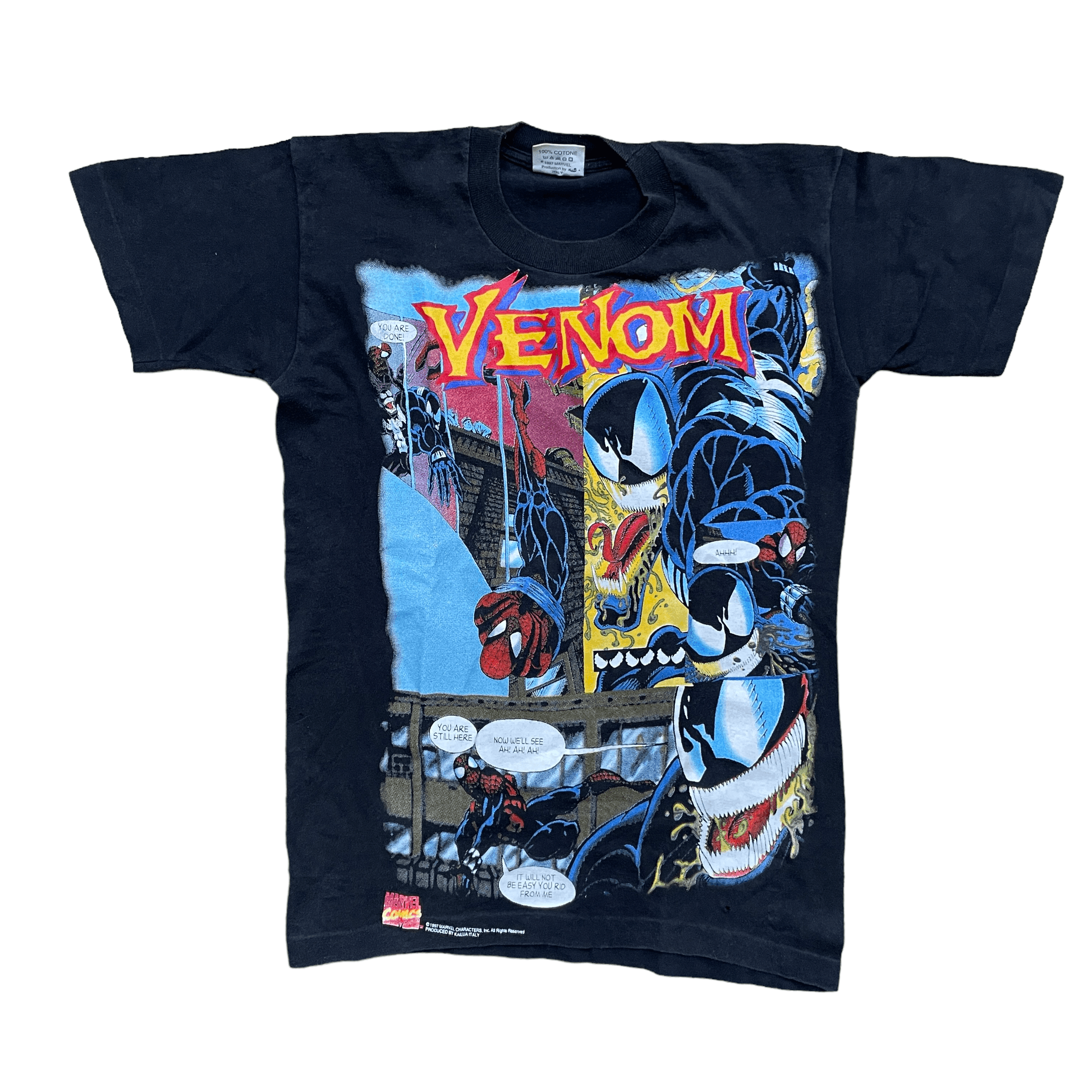 Vintage rare 1997 Spiderman Venom Marvel T-shirt