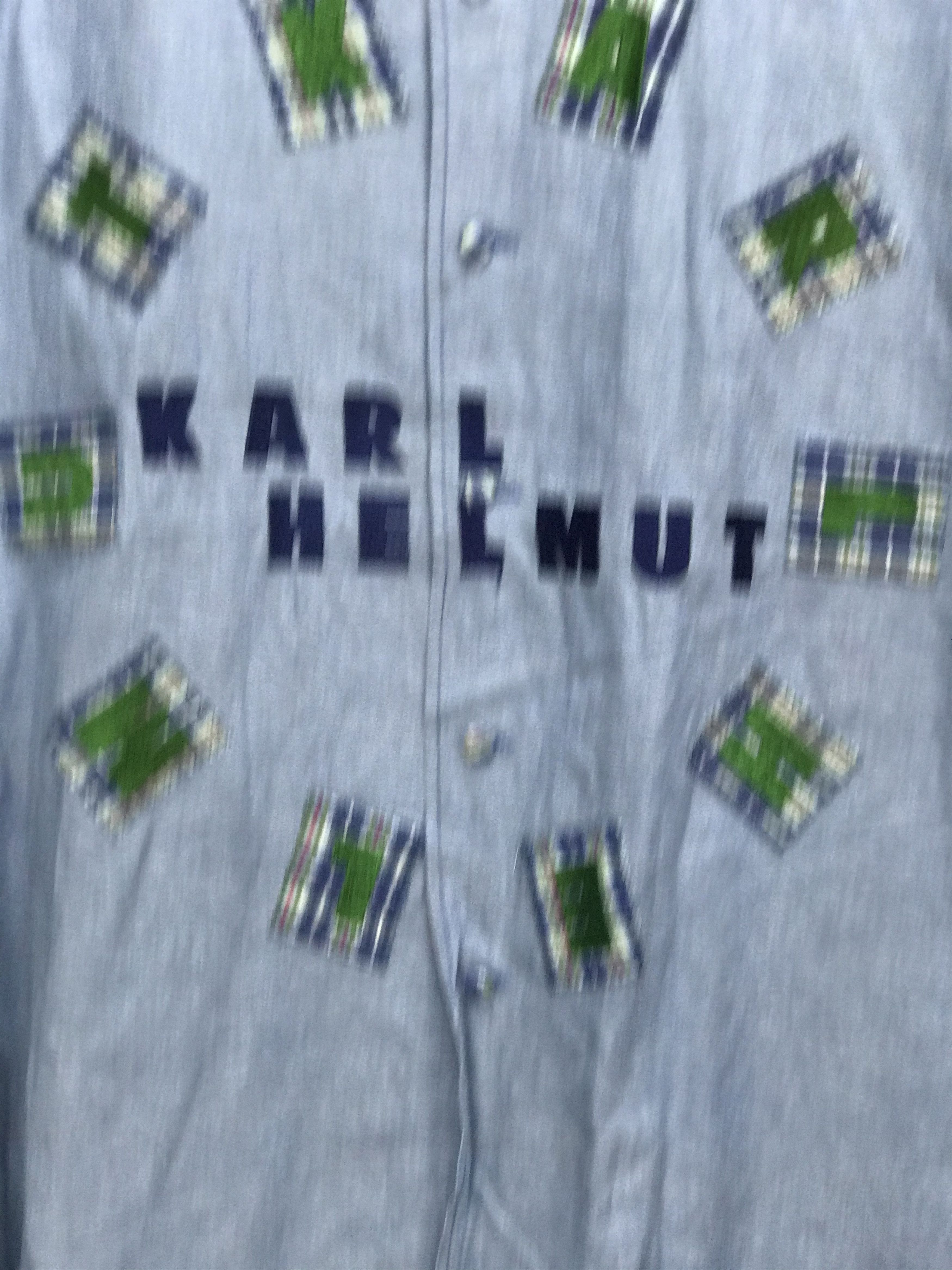 Karl Helmut VINTAGE KARL HELMUT PATCHWORK SPELLOUT SHIRT Size US L / EU 52-54 / 3 - 2 Thumbnail