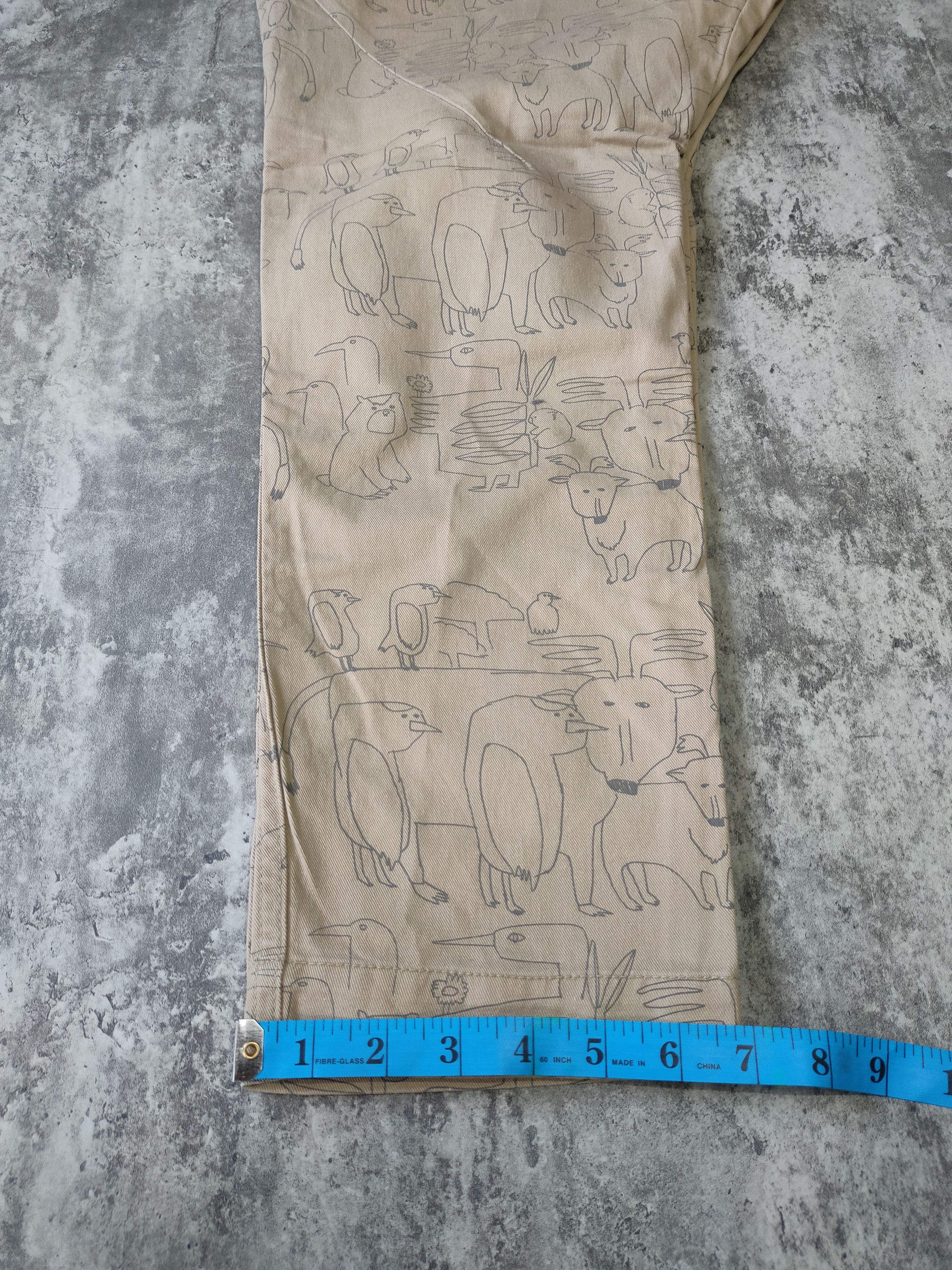 Issey Miyake × Japanese Brand × Ne-Net Ne-Net by issey miyake designer animal printed longpans Size US 31 - 11 Thumbnail