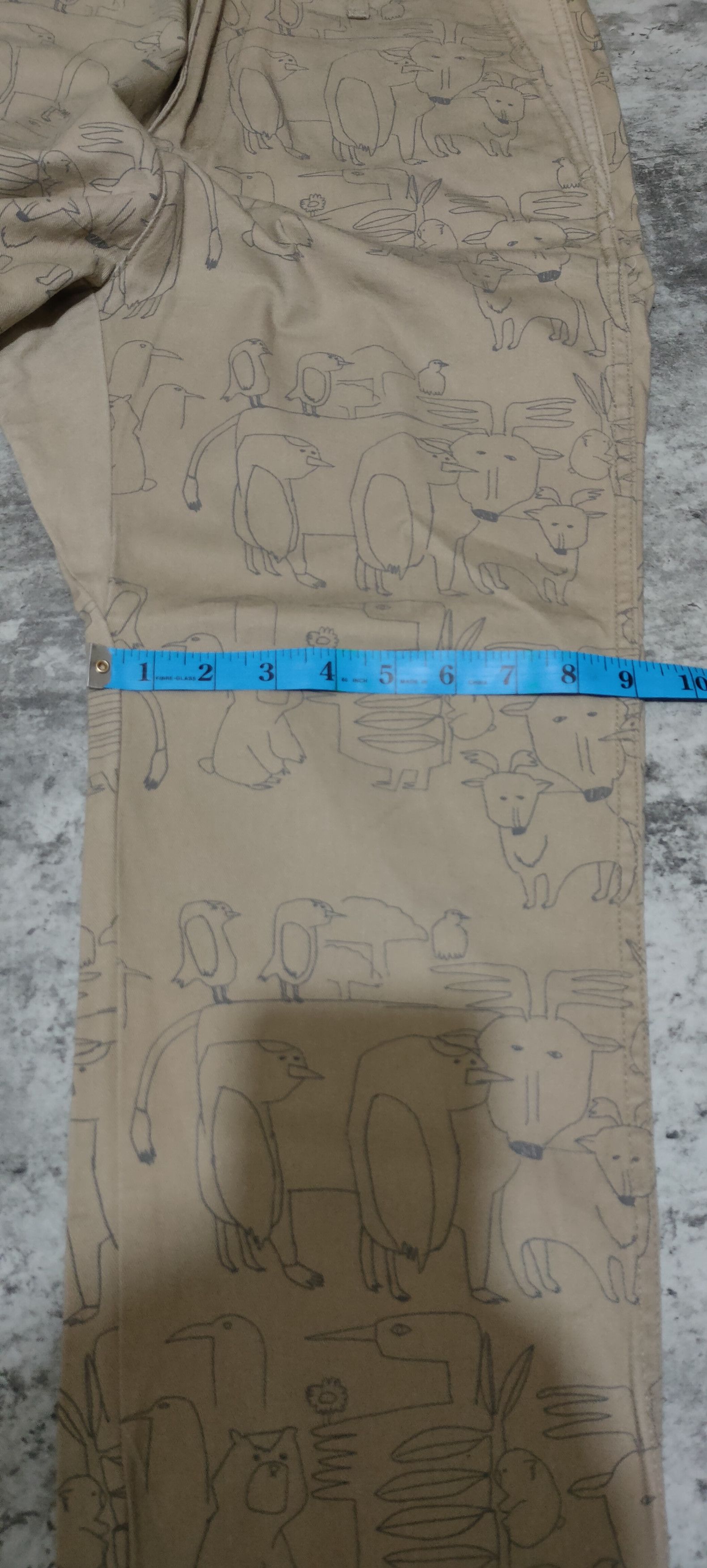 Issey Miyake × Japanese Brand × Ne-Net Ne-Net by issey miyake designer animal printed longpans Size US 31 - 15 Thumbnail
