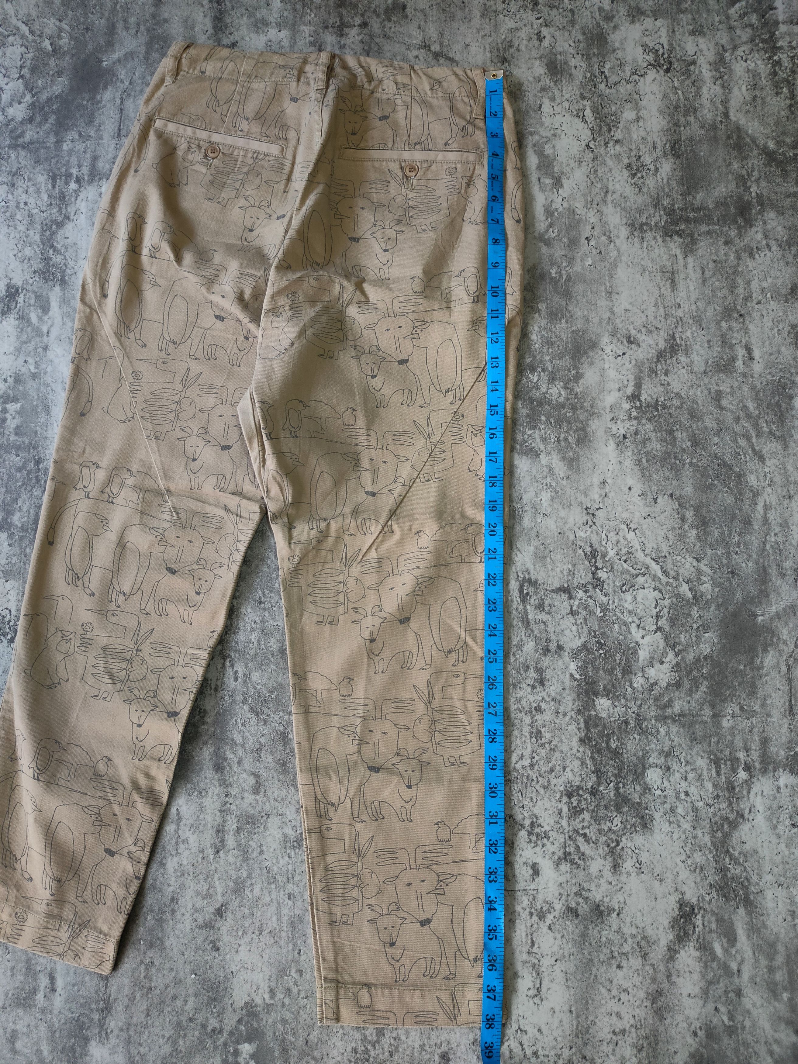 Issey Miyake × Japanese Brand × Ne-Net Ne-Net by issey miyake designer animal printed longpans Size US 31 - 14 Thumbnail