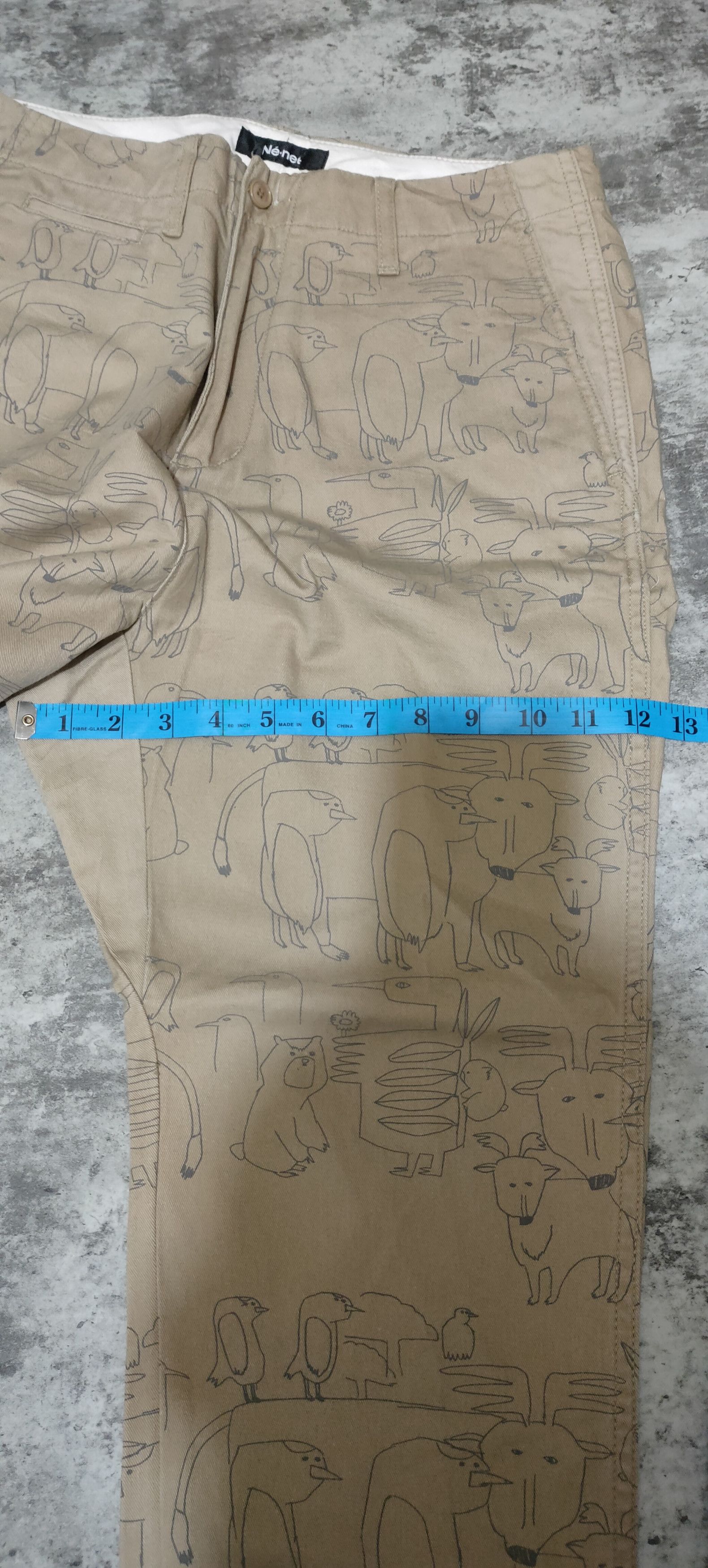 Issey Miyake × Japanese Brand × Ne-Net Ne-Net by issey miyake designer animal printed longpans Size US 31 - 12 Thumbnail