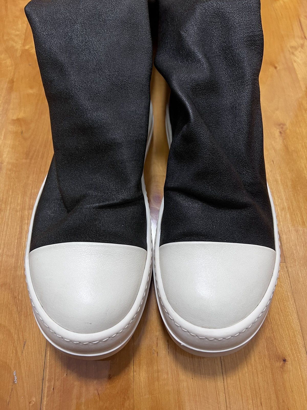 Rick Owens Rick owens mainline leather thigh high stocking sz36 Size US 6 / IT 36 - 2 Thumbnail