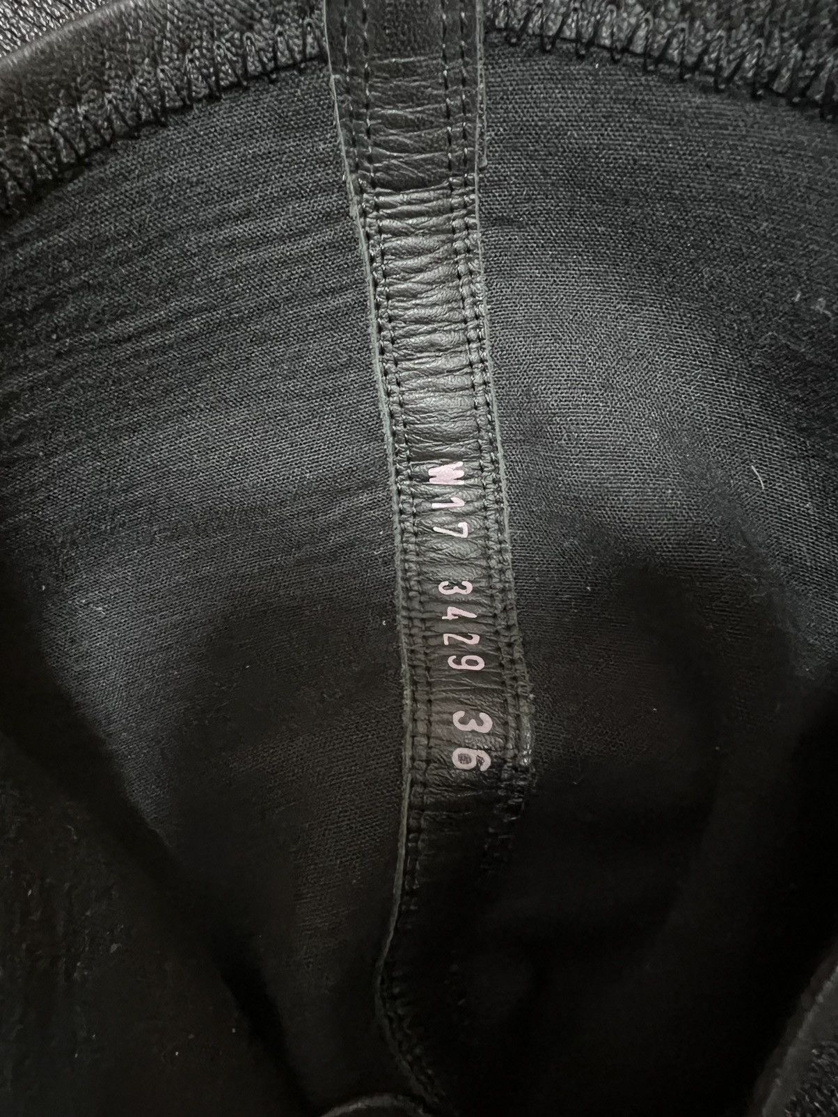 Rick Owens Rick owens mainline leather thigh high stocking sz36 Size US 6 / IT 36 - 6 Thumbnail