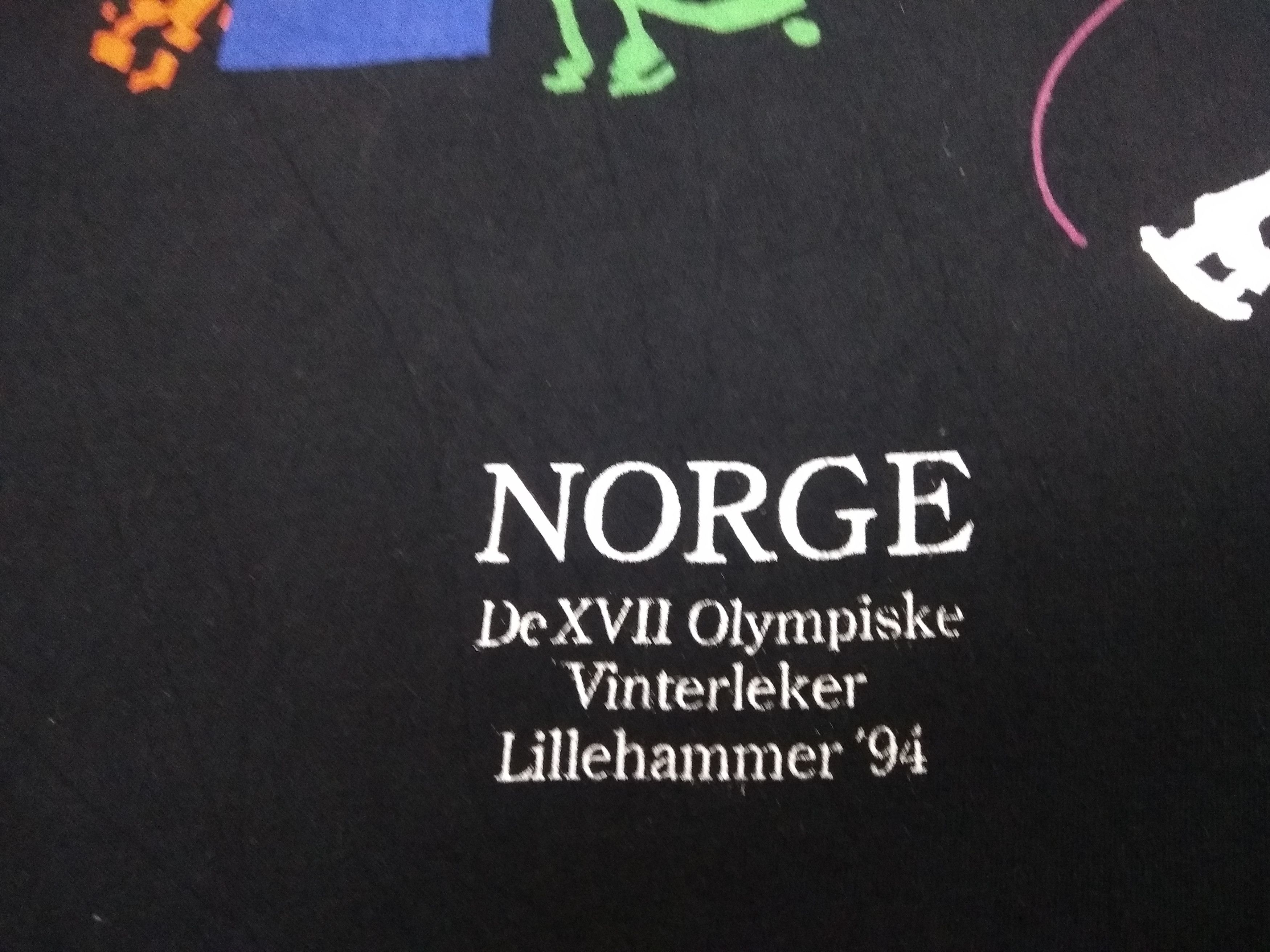 USA Olympics Vintage Lillehammer '94 Olympics Norge Norway Tshirt Size US L / EU 52-54 / 3 - 6 Thumbnail
