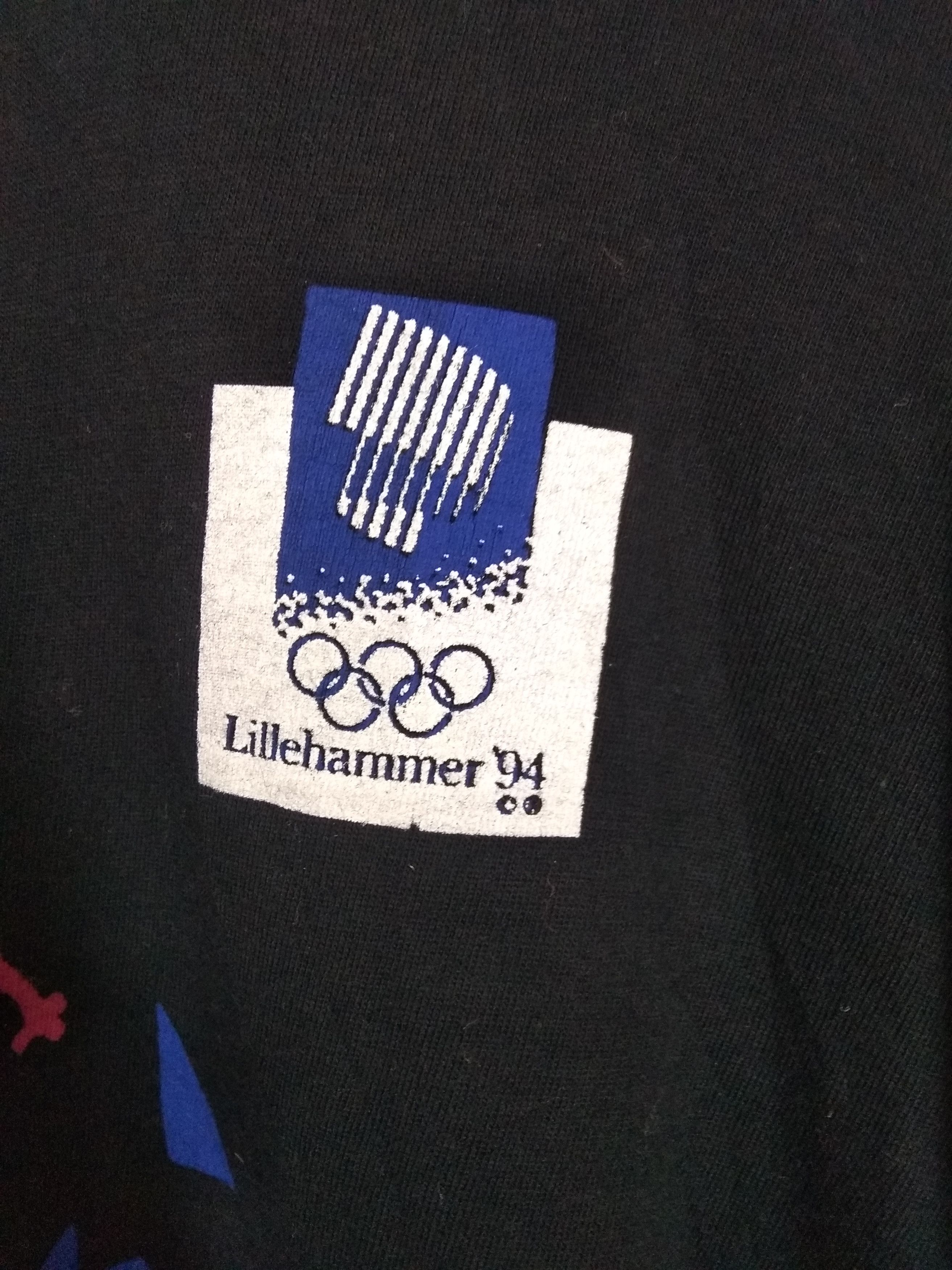 USA Olympics Vintage Lillehammer '94 Olympics Norge Norway Tshirt Size US L / EU 52-54 / 3 - 5 Thumbnail