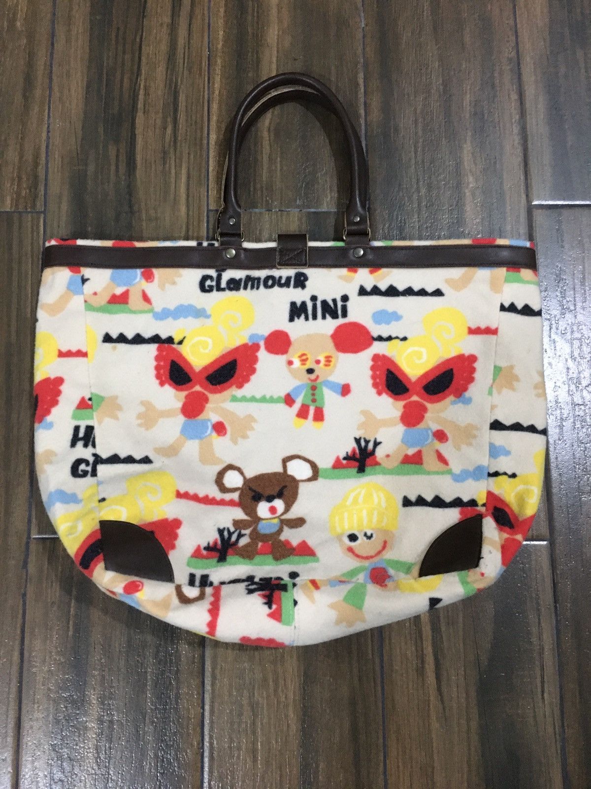 Hysteric Glamour Leather & Wool Printed Hysteric Glamour Tote Bag Size ONE SIZE - 2 Thumbnail