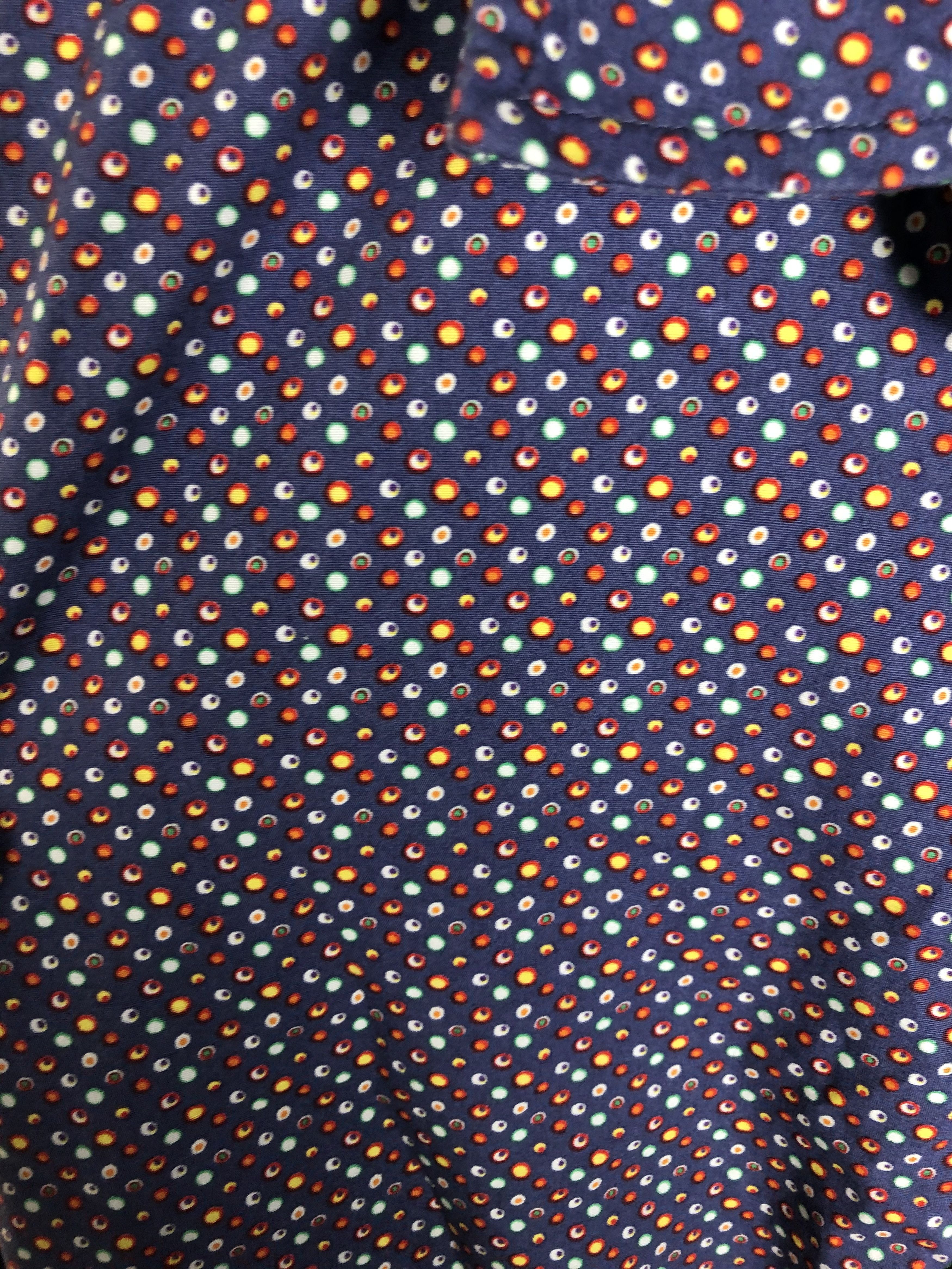 Desigual Desigual Abstract Multicolor Shirt Long Sleeve Size US XXL / EU 58 / 5 - 5 Thumbnail