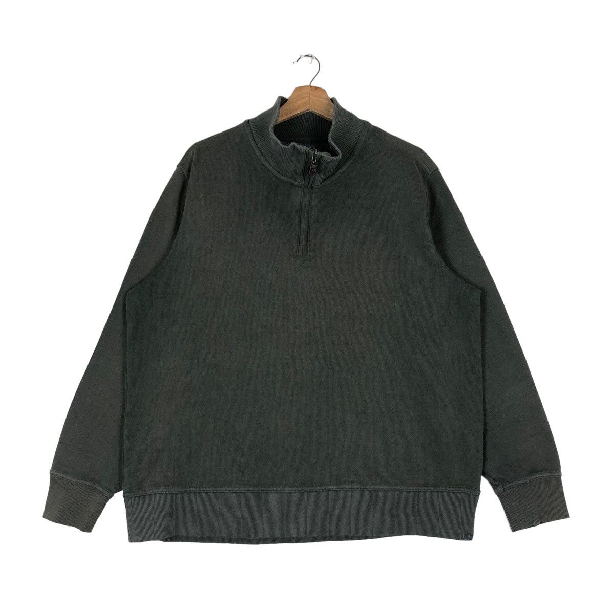 Eddie Bauer Vintage Eddie Bauer Quarter Zip Plain Pullover Jumper Size US XL / EU 56 / 4 - 1 Thumbnail