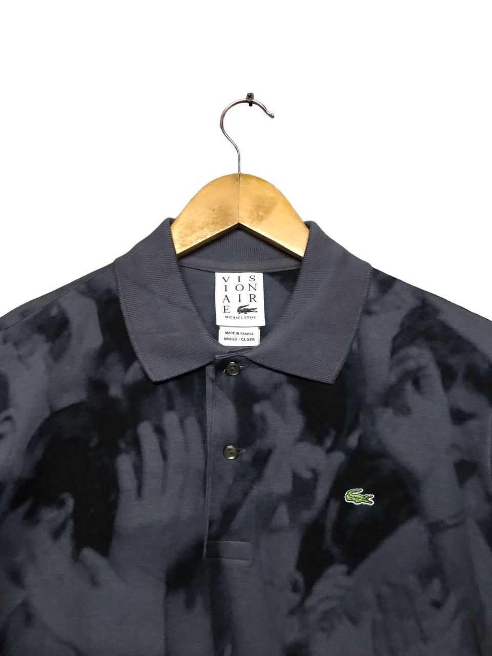 Band Tees × Lacoste × R.E.M. Lacoste X Michael Stripe Singer R.E.M Band Polo Tee Concert Size US M / EU 48-50 / 2 - 6 Thumbnail