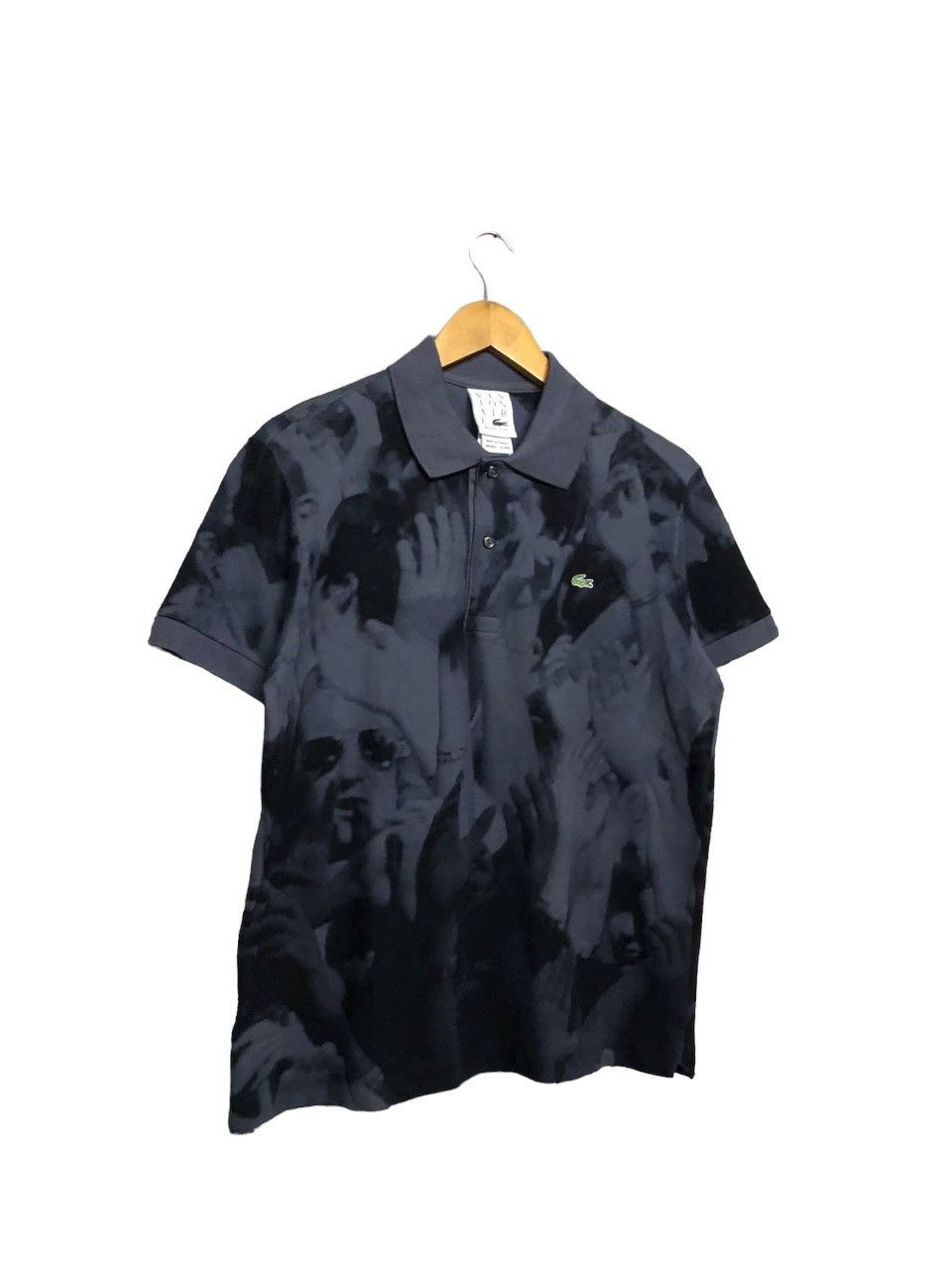 Band Tees × Lacoste × R.E.M. Lacoste X Michael Stripe Singer R.E.M Band Polo Tee Concert Size US M / EU 48-50 / 2 - 5 Thumbnail