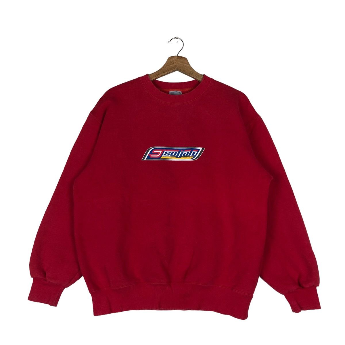 Vintage Vintage SoLjah Spell Out Pullover Jumper Sweatshirt Size US L / EU 52-54 / 3 - 2 Thumbnail