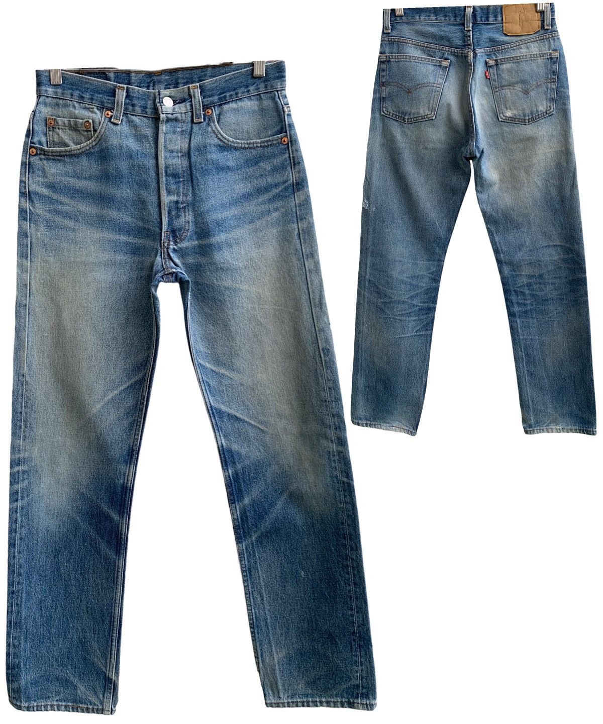 Vintage Levis 501 Faded Blue Jeans