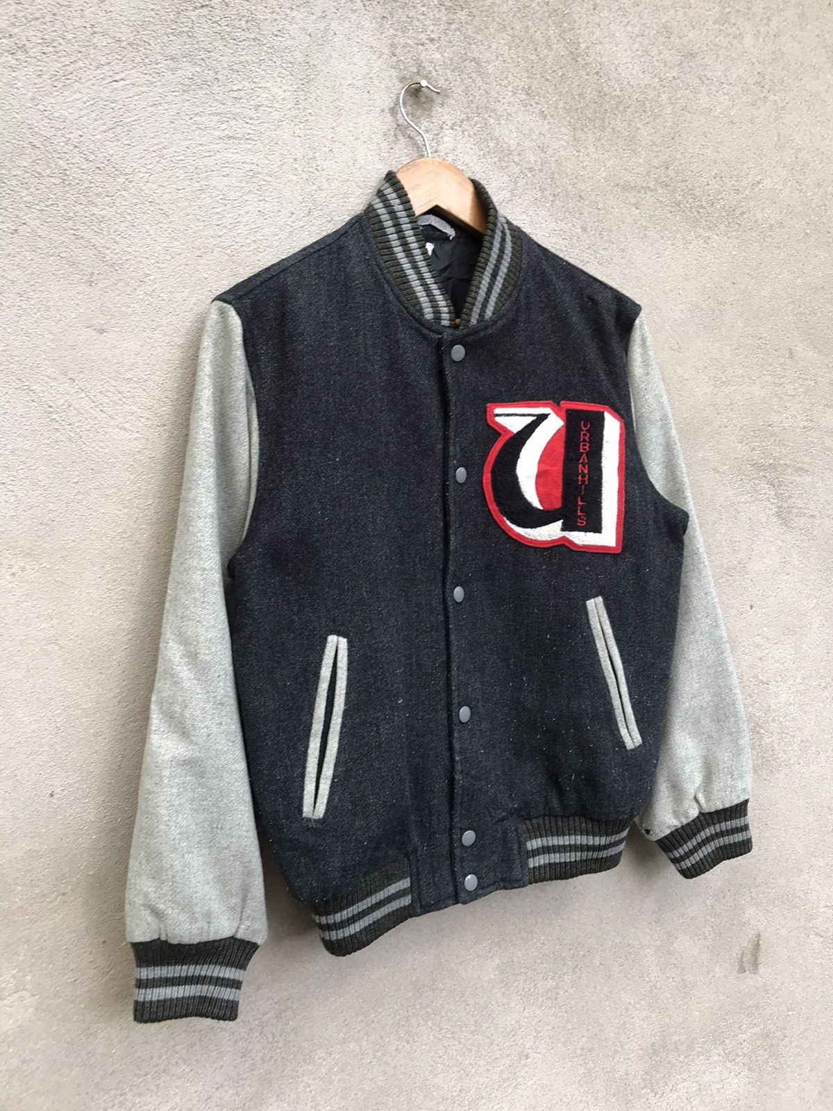 Other RARE URBAN HILLS WOOL VARSITY JACKET Size US M / EU 48-50 / 2 - 4 Thumbnail