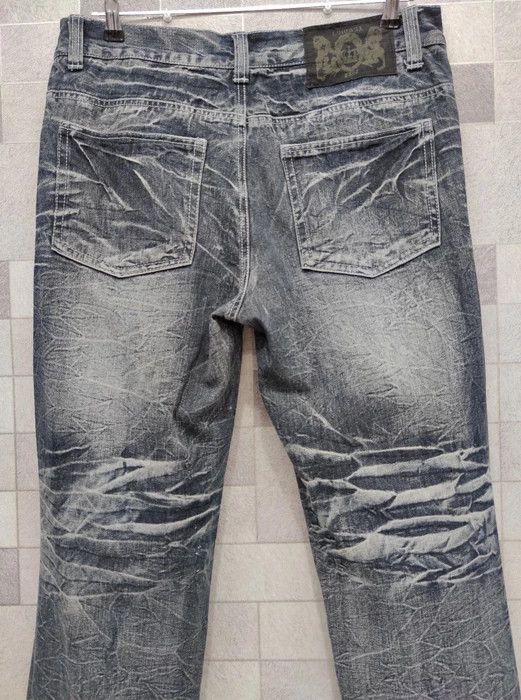 Japanese Brand LOWBOX Ripped Distressed Punk Rock Denim Jeans Size US 32 / EU 48 - 6 Thumbnail