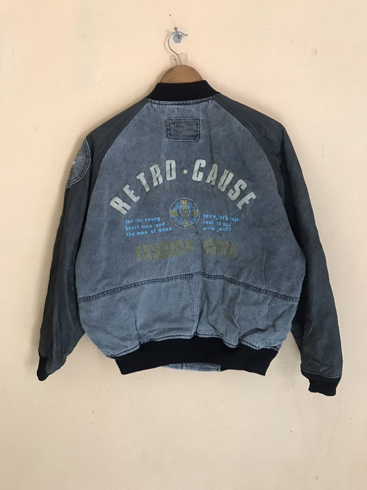 Japanese Brand AMAZING STUDIO VARSITY JACKET Size US M / EU 48-50 / 2 - 2 Thumbnail