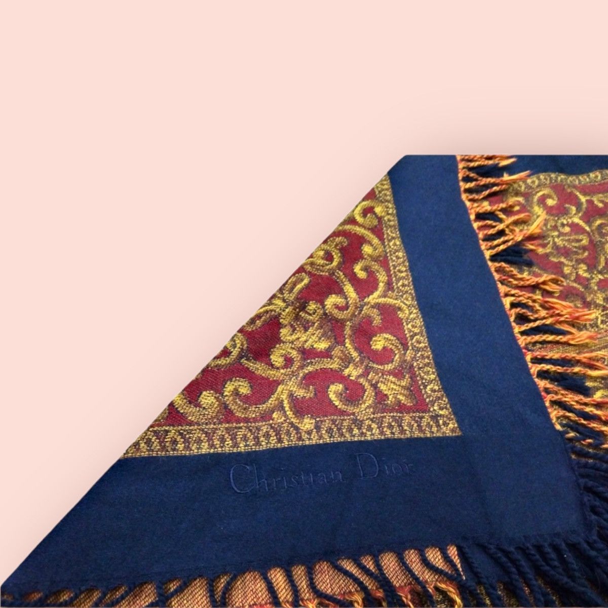 Christian Dior Monsieur × Designer × Dior CHRISTIAN DIOR WOOL BLEND SCARF Size ONE SIZE - 16 Thumbnail