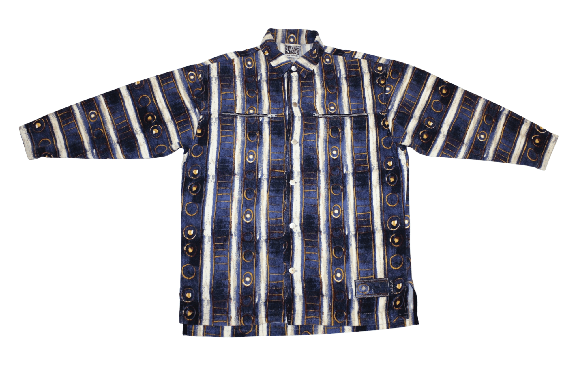 Adidas DOPE!💥Adidas X-Large Tribe Woven Rugged Flannel Overshirt Size US XXL / EU 58 / 5 - 2 Thumbnail