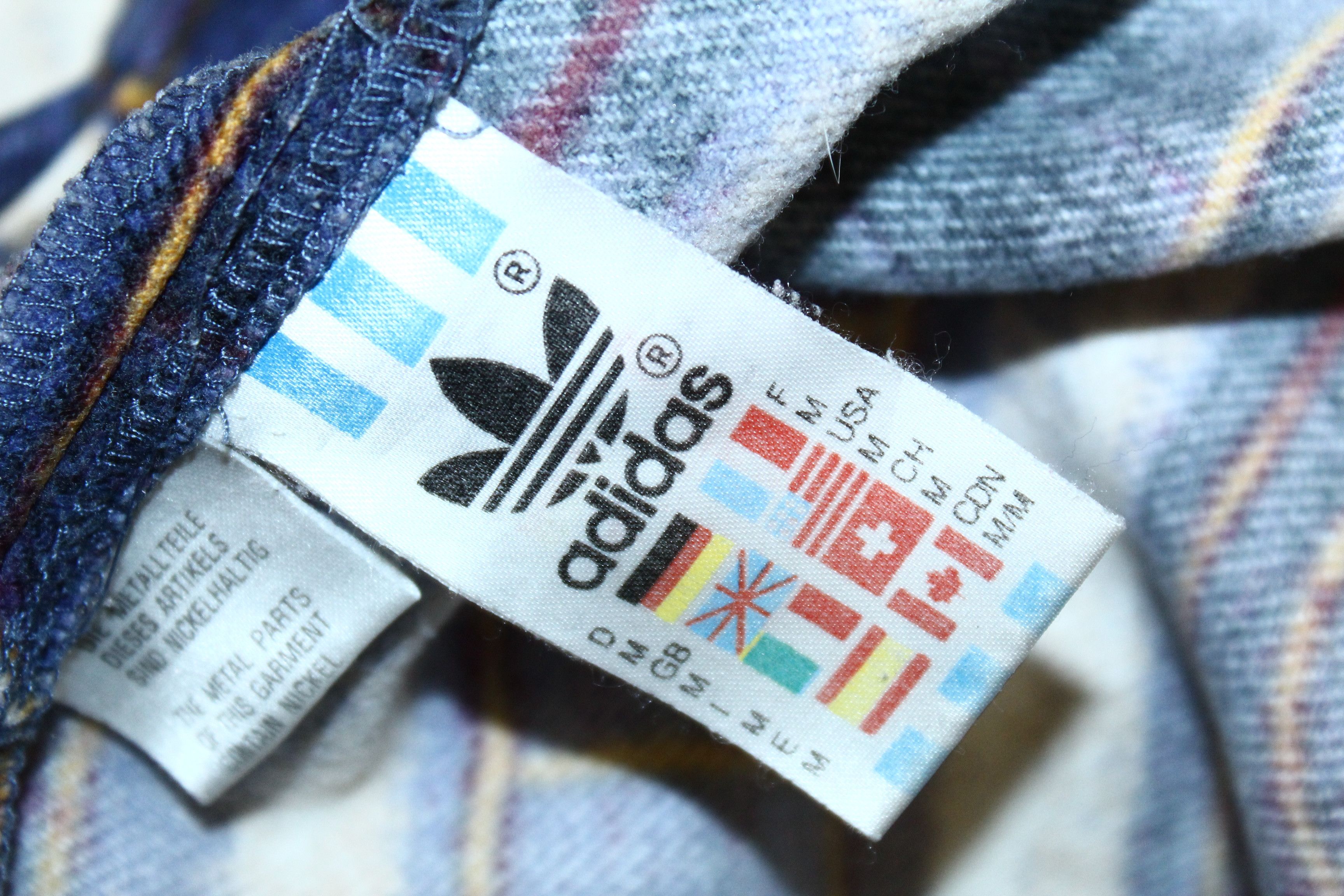 Adidas DOPE!💥Adidas X-Large Tribe Woven Rugged Flannel Overshirt Size US XXL / EU 58 / 5 - 11 Thumbnail