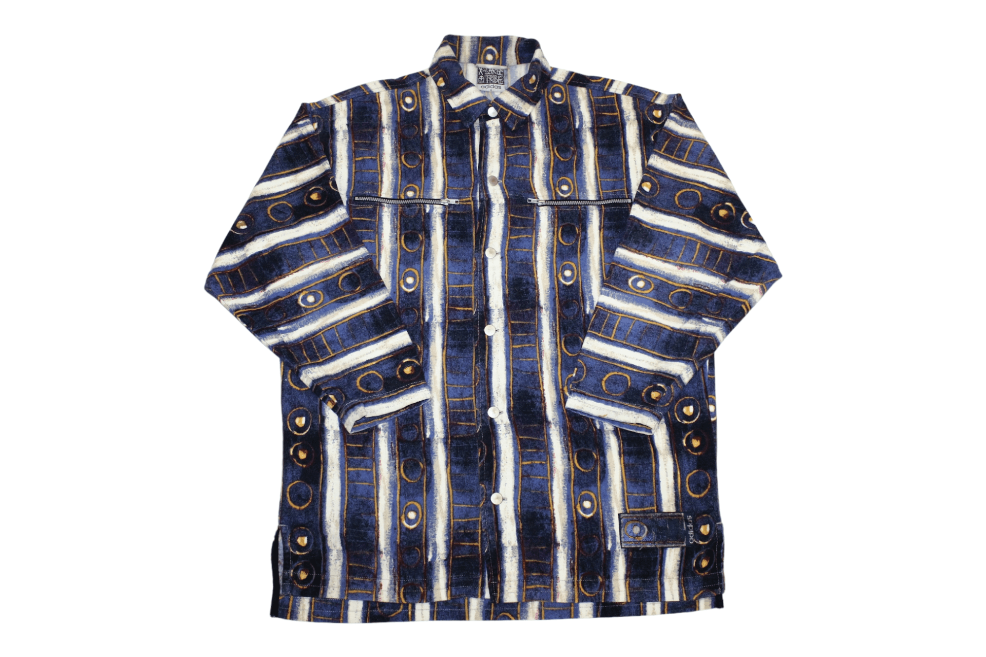 Adidas DOPE!💥Adidas X-Large Tribe Woven Rugged Flannel Overshirt Size US XXL / EU 58 / 5 - 1 Thumbnail