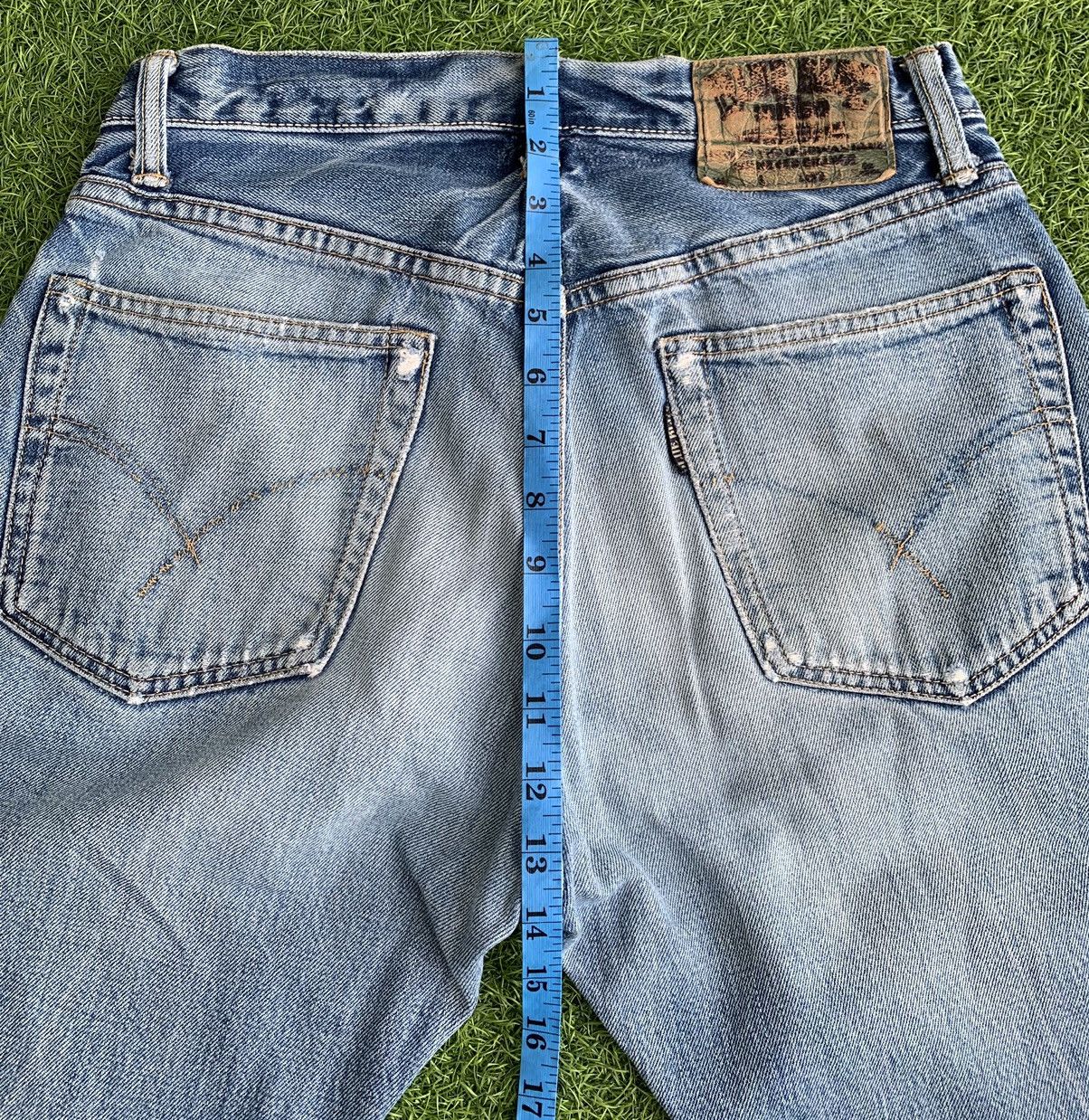 Blue Blue Japan Vintage Distressed Blue Blue Japan Jeans Size US 30 / EU 46 - 14 Thumbnail