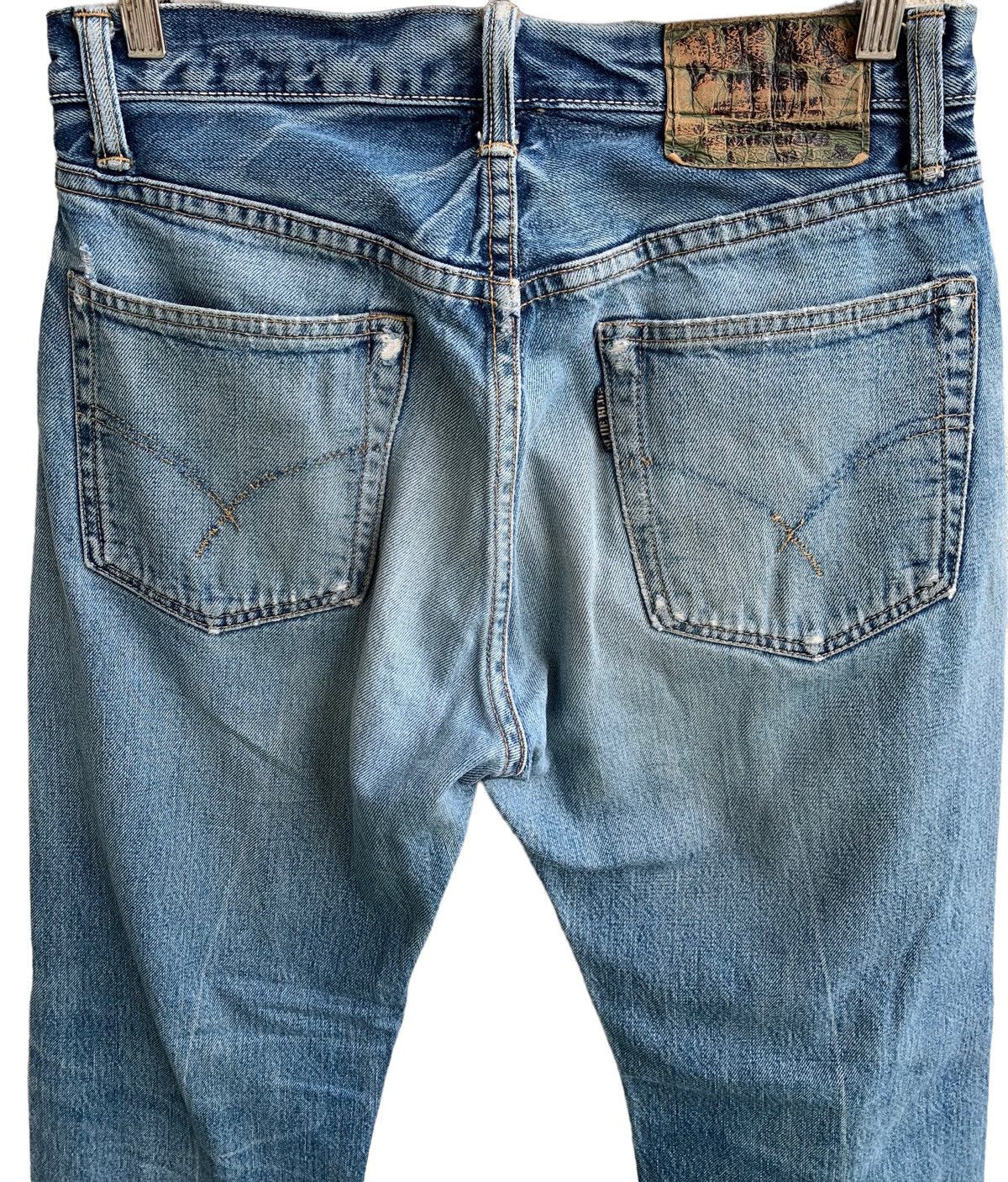 Blue Blue Japan Vintage Distressed Blue Blue Japan Jeans Size US 30 / EU 46 - 5 Thumbnail