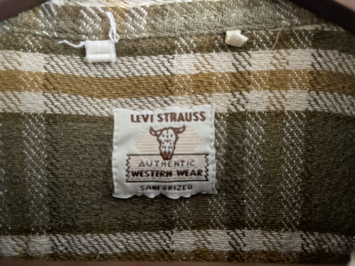 Levi's Plaid Flannel Western Wear Shirt S Size US S / EU 44-46 / 1 - 3 Thumbnail