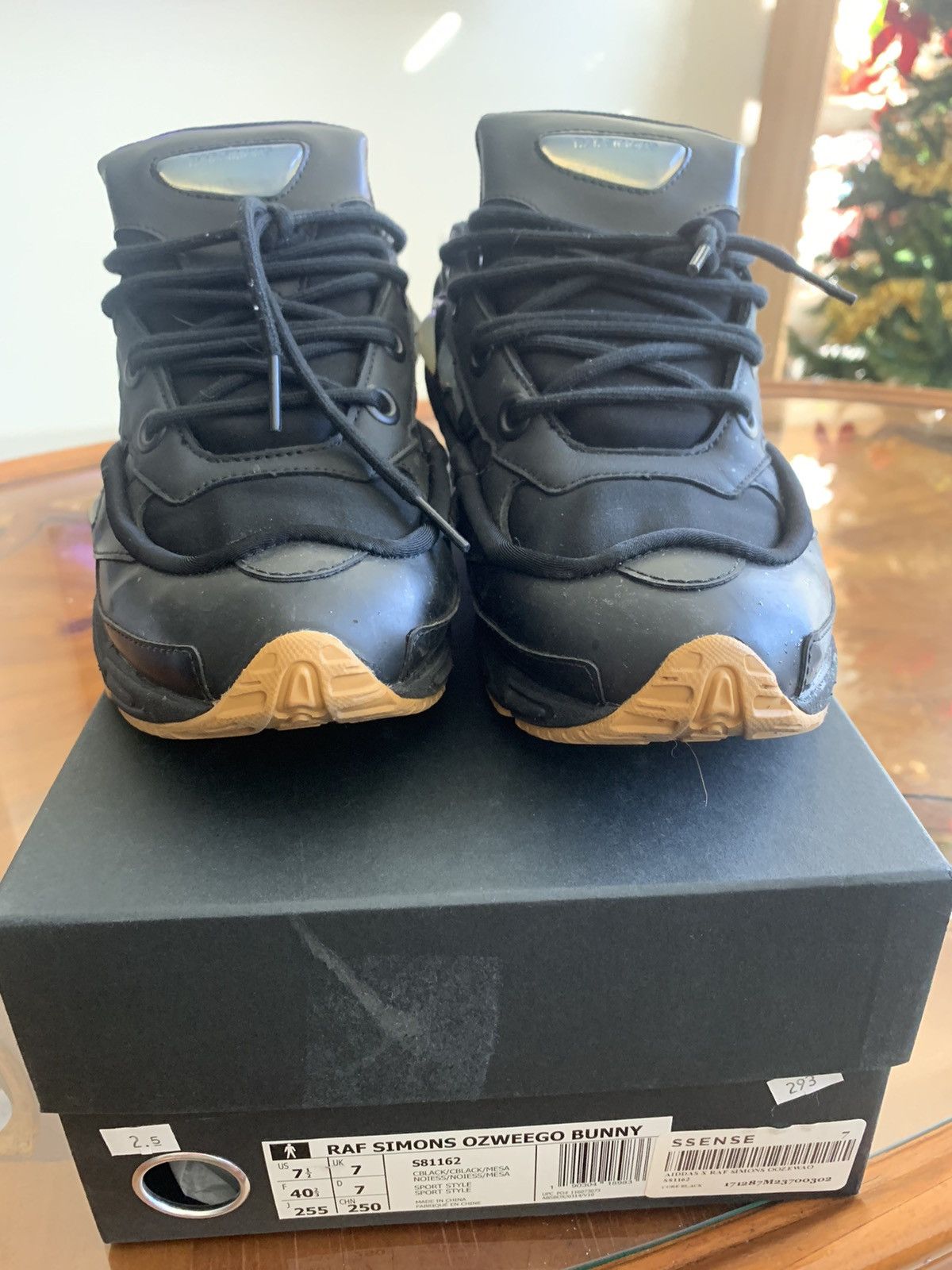 Adidas  Raf Simons Raf Simons x Ozweego Bunny Core Black | Grailed