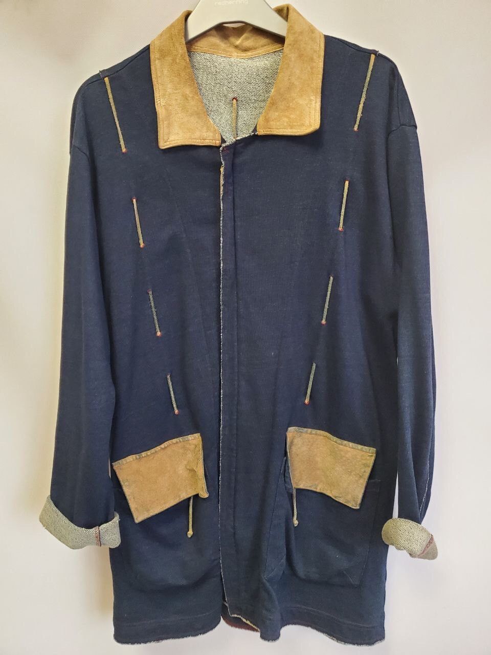 Rare Yacco Maricard Jacket Cotton Blue Japanese Fashion