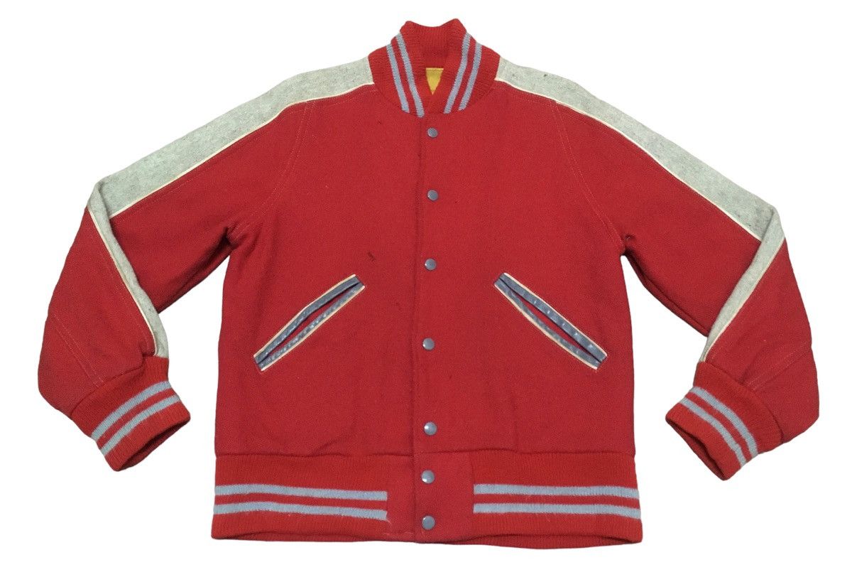 Vintage Rare Design Vintage Fremont St Jones Leather Varsity 1950s Size US M / EU 48-50 / 2 - 2 Thumbnail