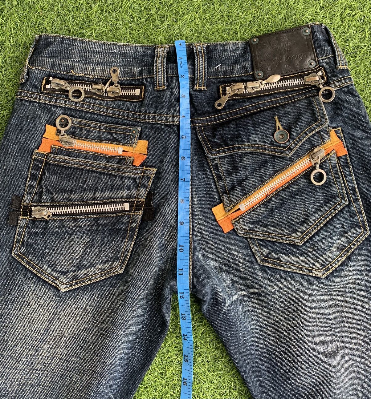 semanticdesign Japanese Brand Semantic Design Multiple zipper Style Size US 29 - 13 Thumbnail