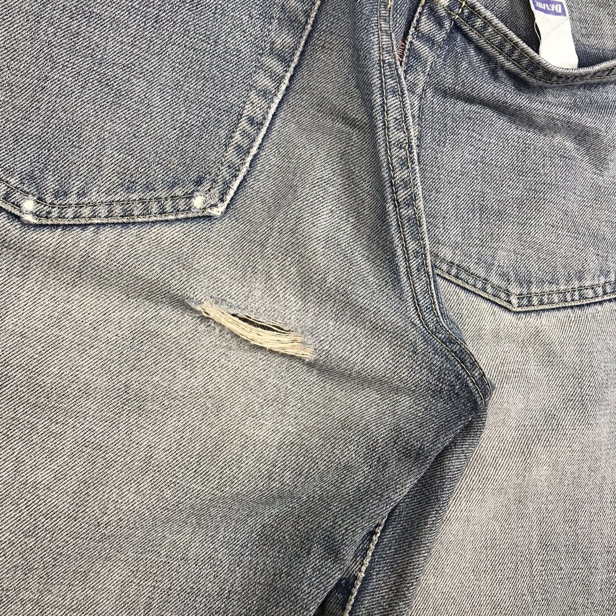 Denime Vintage Denime Japan Light Wash Selvedge Distressed Jeans Size US 29 - 17 Thumbnail
