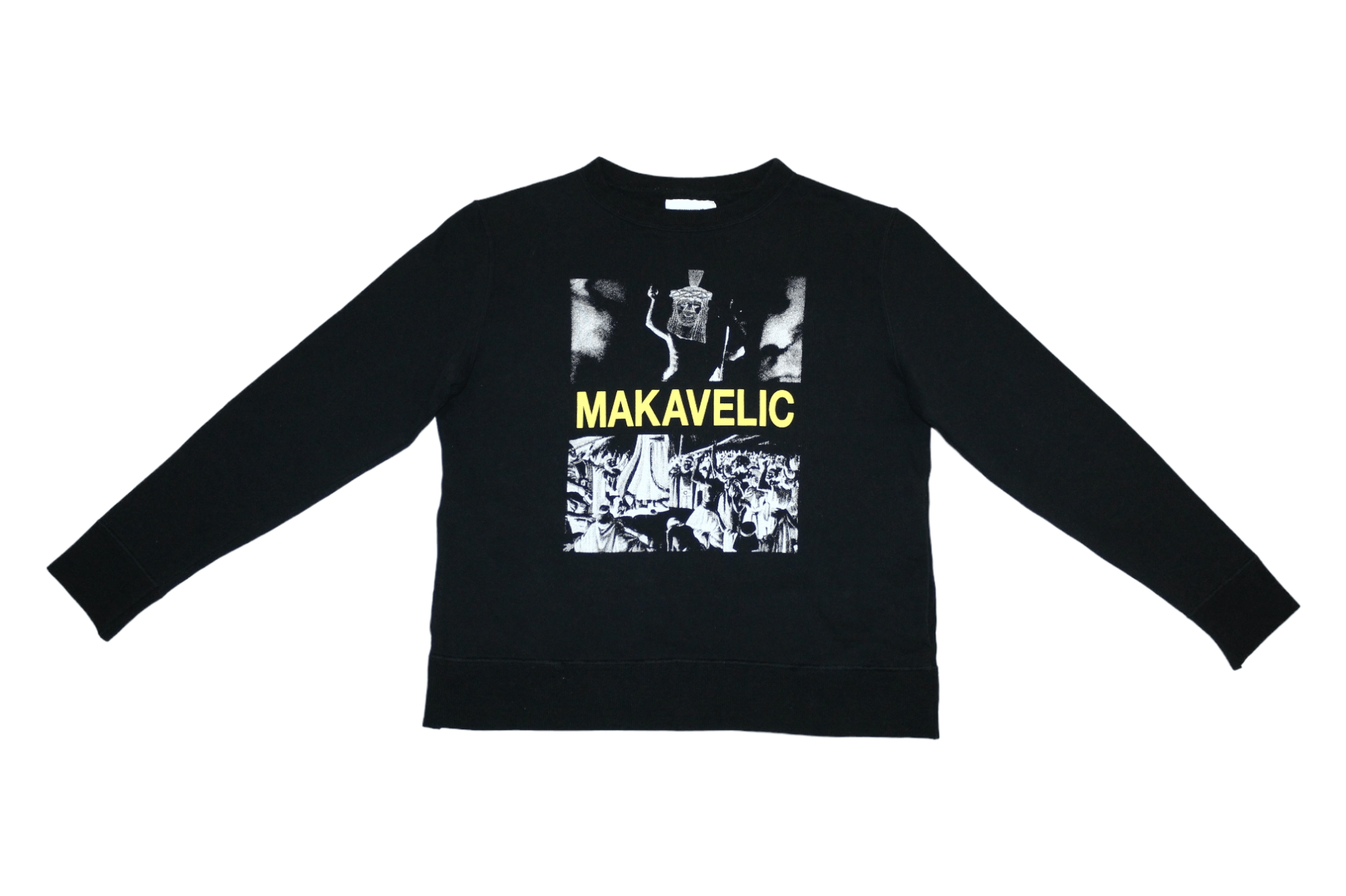 Japanese Brand 🔥Makavelic Japan Maya Civilization Print Crew Sweatshirt Size US M / EU 48-50 / 2 - 4 Thumbnail