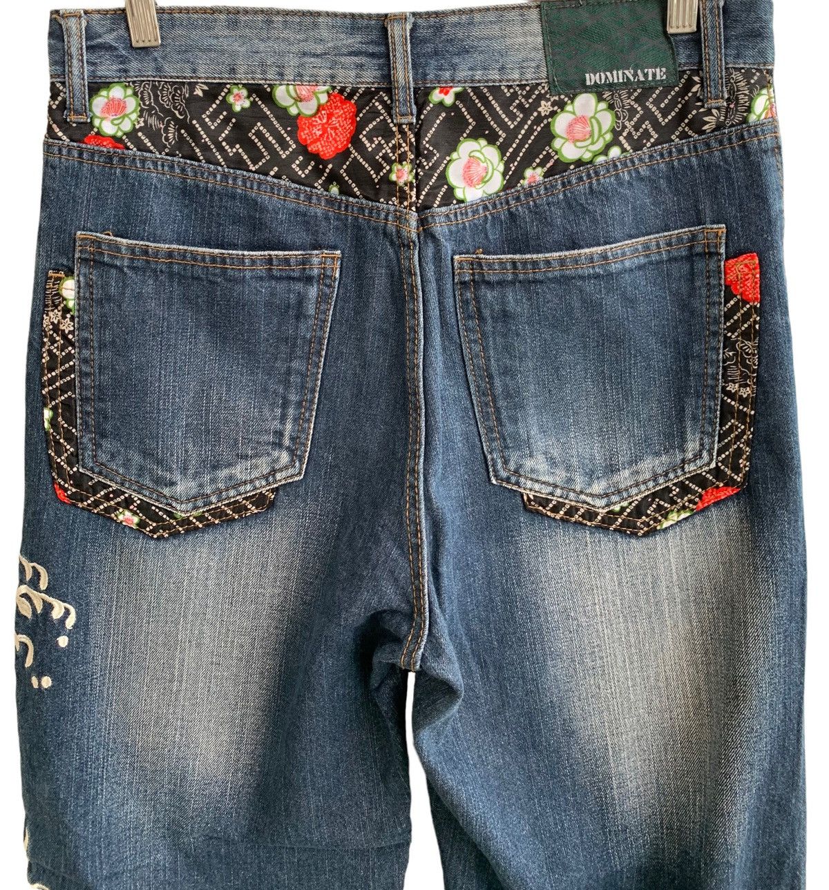 Japanese Brand Japanese Brand Dominate Embroidery Fish Koi Denim Size US 32 / EU 48 - 10 Thumbnail