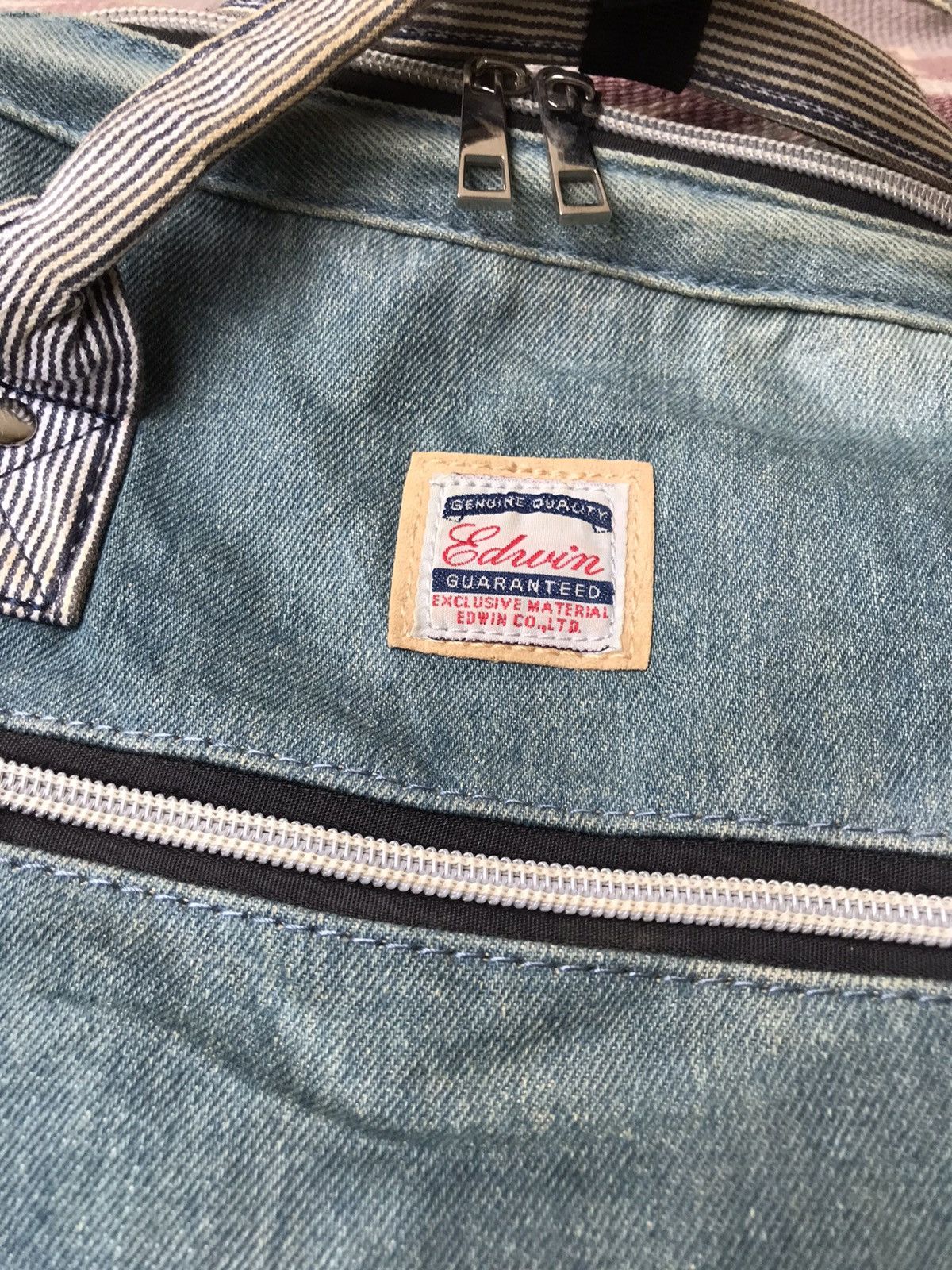 Edwin × Vintage Vintage edwin hickory denim backpack Size ONE SIZE - 2 Thumbnail