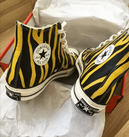 Converse Converse Chuck '70 Archive Leather Yellow Zebra Size US 10 / EU 43 - 4 Thumbnail