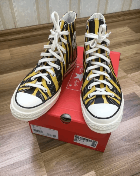 Converse Converse Chuck '70 Archive Leather Yellow Zebra Size US 10 / EU 43 - 3 Thumbnail