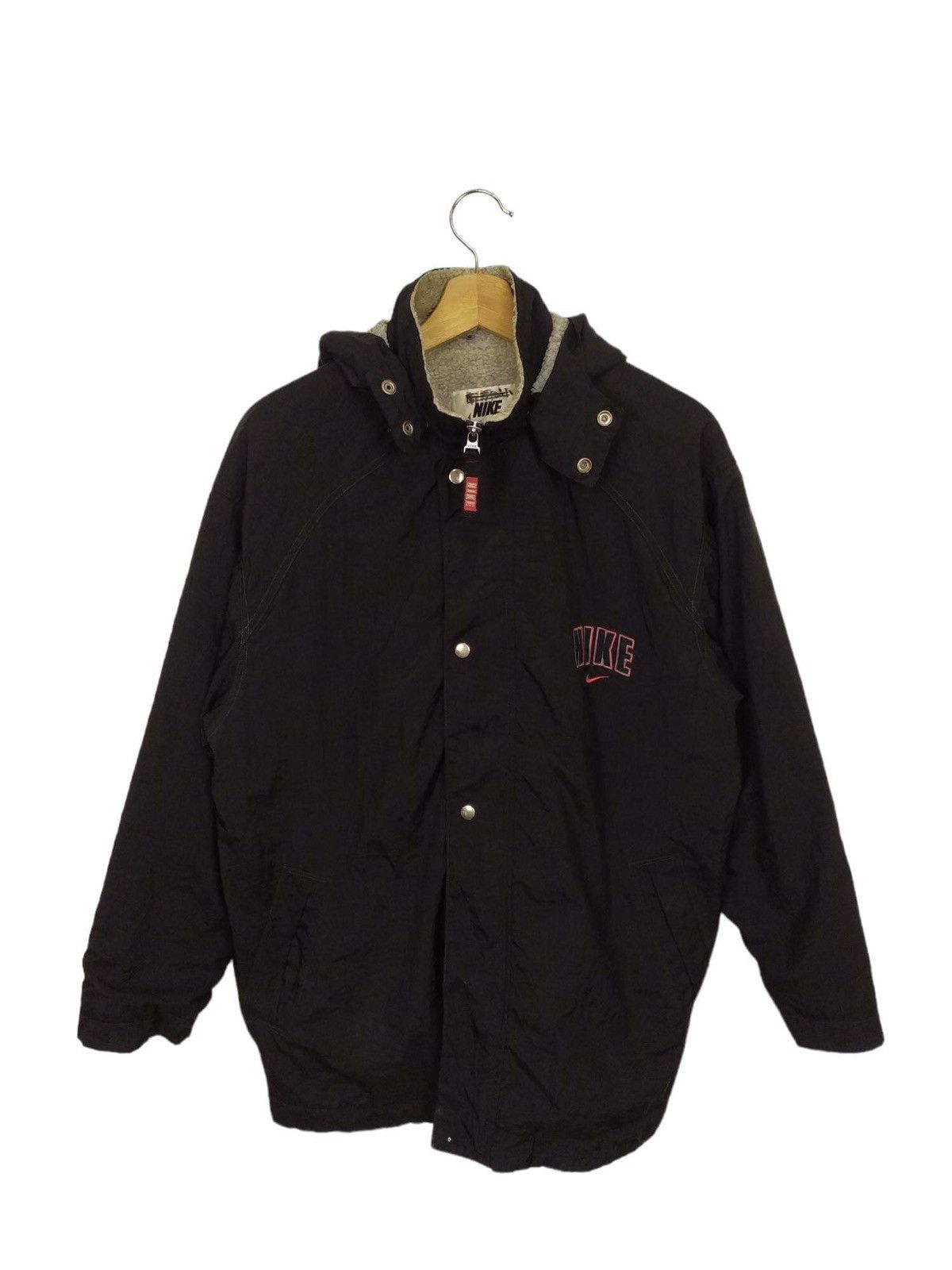 VINTAGE 90s NIKE Embroidery Windbreaker Jacket