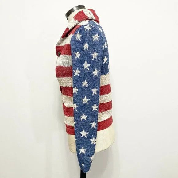 Denim & Supply Ralph Lauren Ralph Lauren Denim Supply American Flag Cardigan Sweater Size S / US 4 / IT 40 - 4 Thumbnail