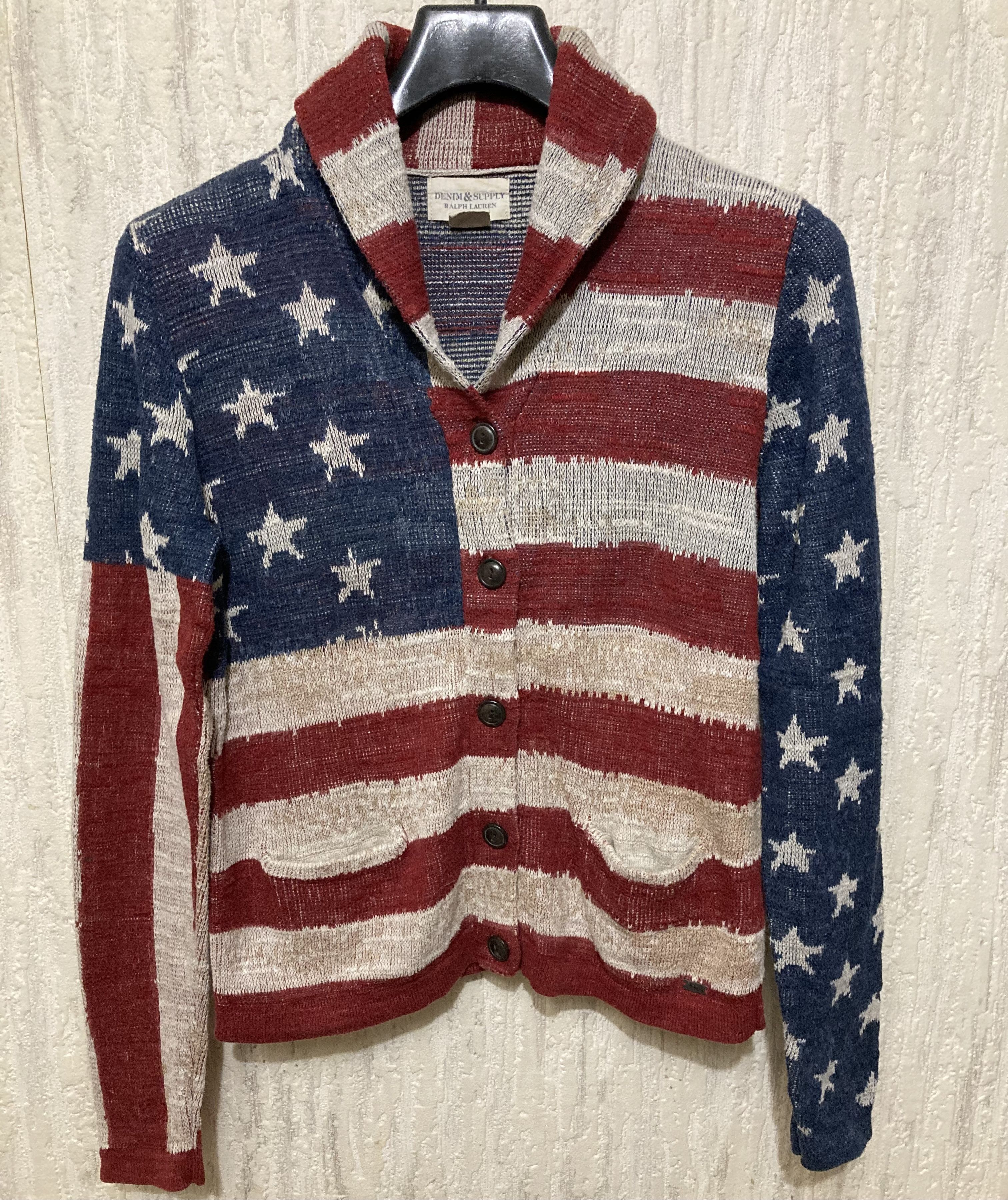 Denim & Supply Ralph Lauren Ralph Lauren Denim Supply American Flag Cardigan Sweater Size S / US 4 / IT 40 - 2 Thumbnail
