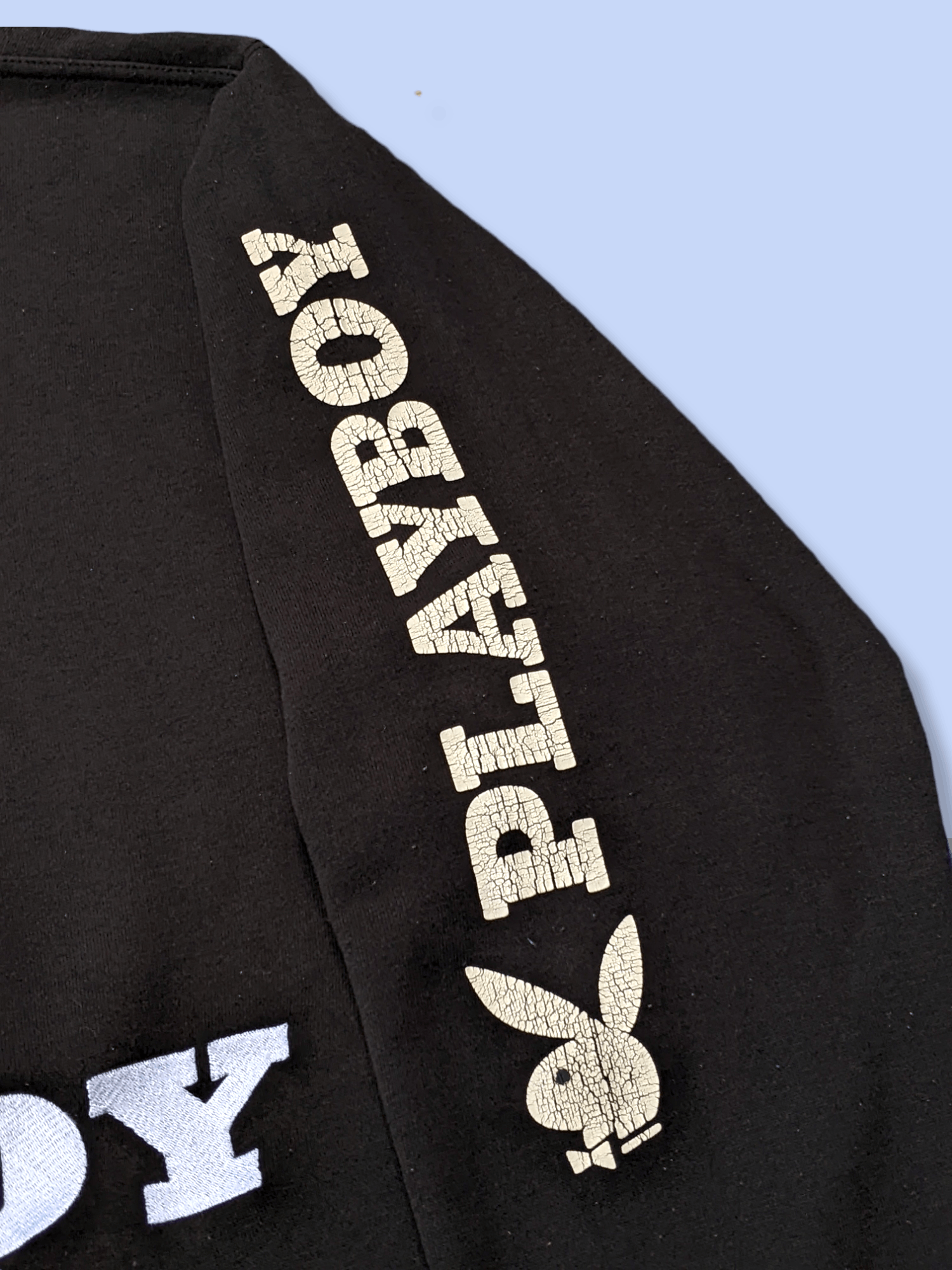 Playboy × Vintage Vintage 90s Playboy Big Logo Embroidered Sweatshirt Size US L / EU 52-54 / 3 - 5 Thumbnail