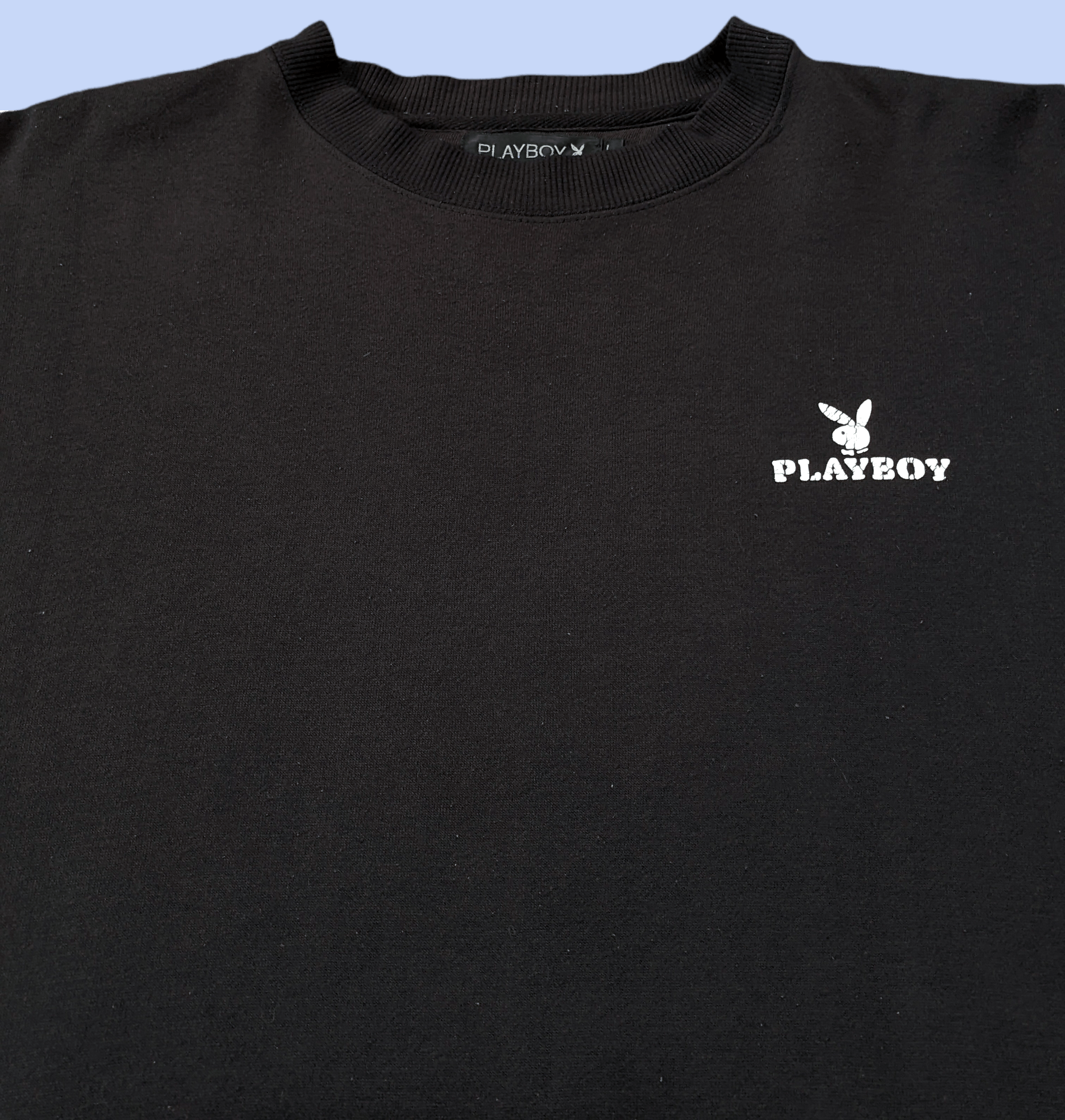 Playboy × Vintage Vintage 90s Playboy Big Logo Embroidered Sweatshirt Size US L / EU 52-54 / 3 - 4 Thumbnail