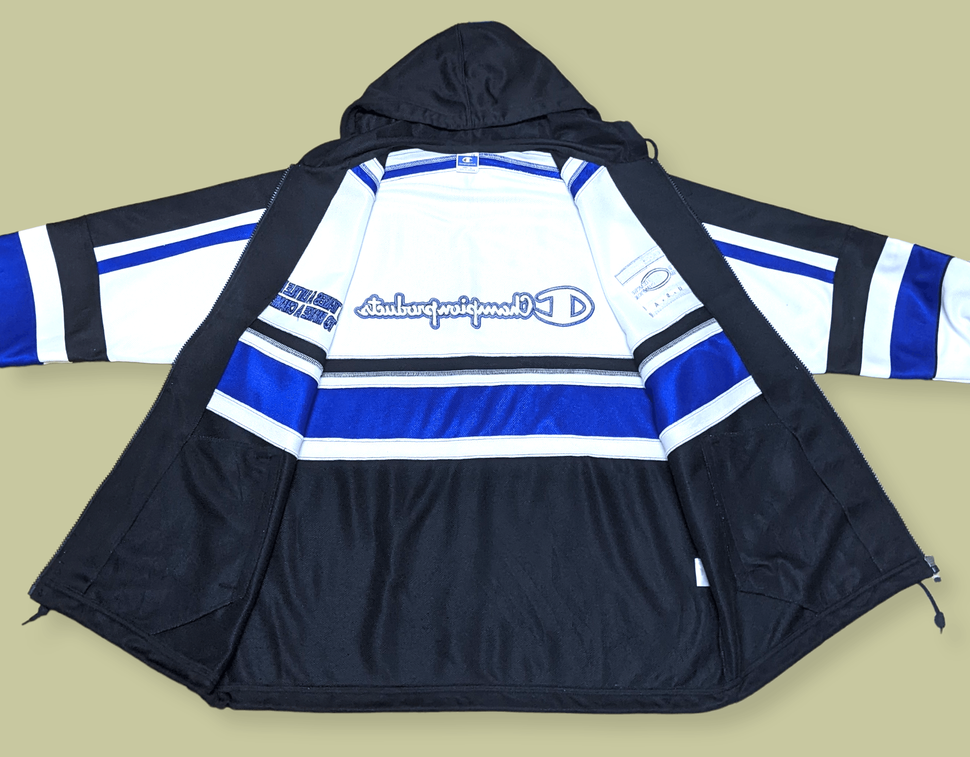 Champion × Vintage Vintage 90s Champion Japan Release Logo Spellout Hoodie Size US L / EU 52-54 / 3 - 9 Thumbnail