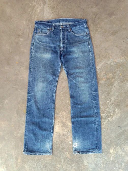 image of Levis x Vintage Levi's 501 Fade Wallet Distressed Jeans 32X31 in Blue, Men's