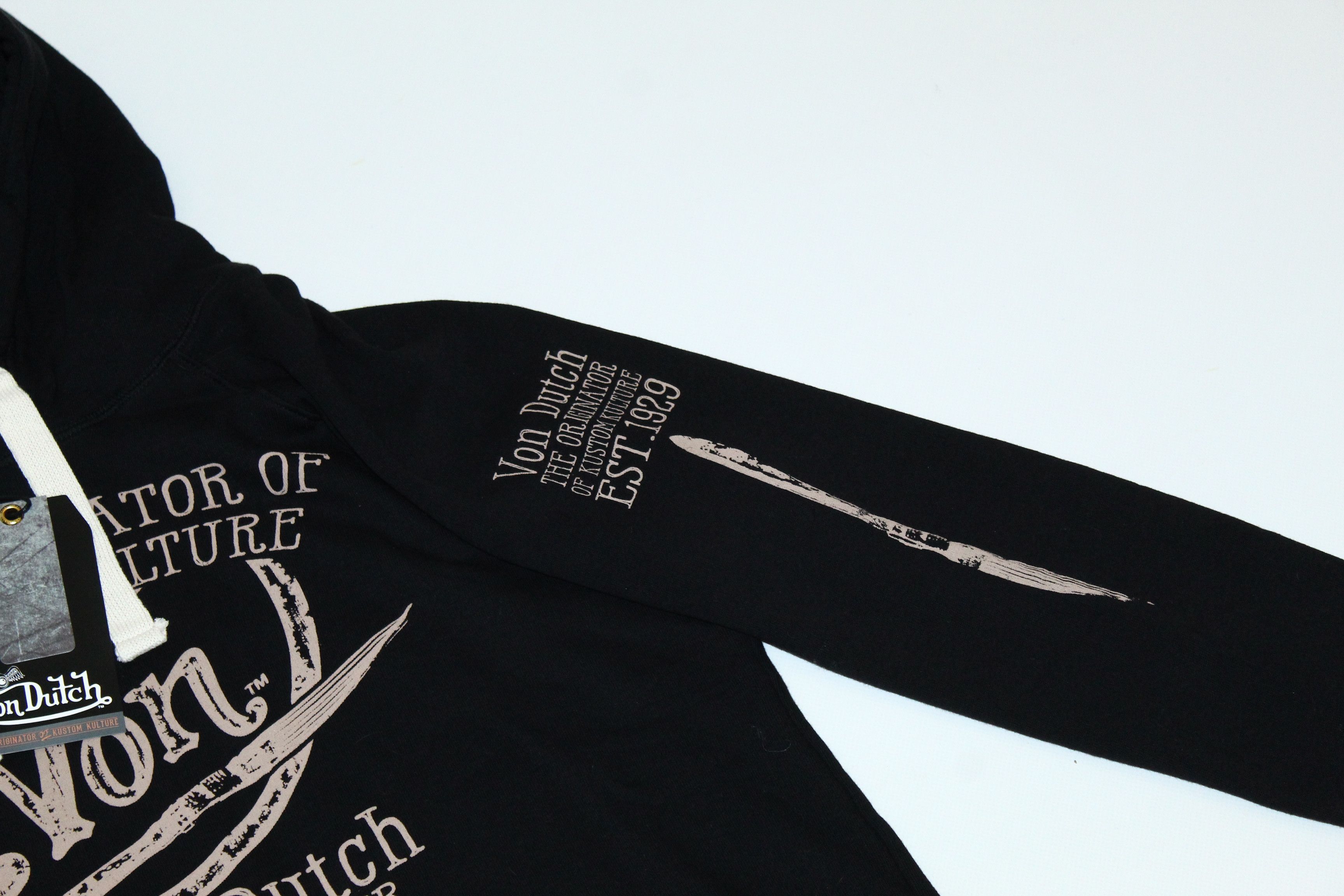 Von Dutch Vtg Von Dutch Graphic Print Fleece Lined Cozy Hoodie Size US M / EU 48-50 / 2 - 6 Thumbnail