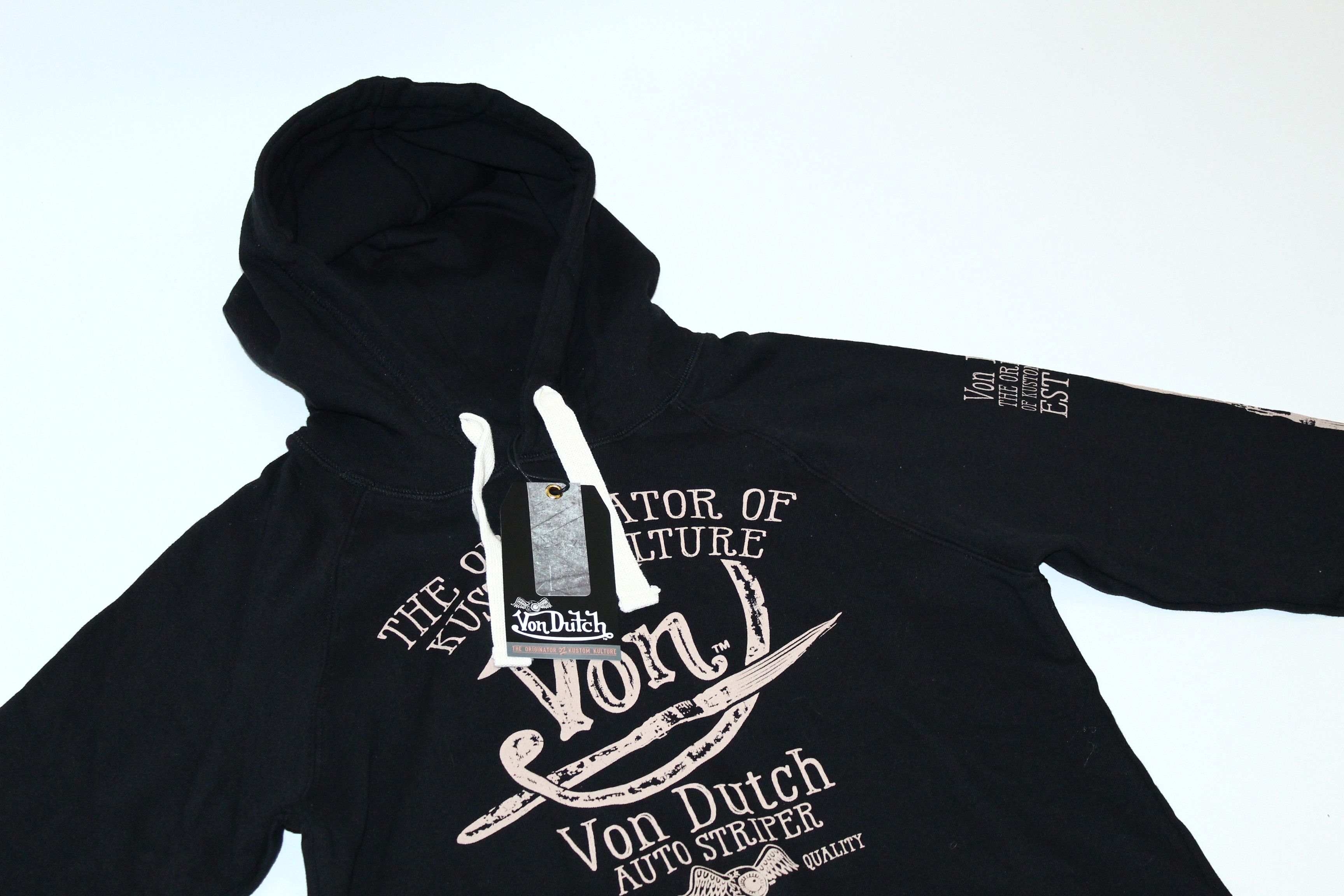 Von Dutch Vtg Von Dutch Graphic Print Fleece Lined Cozy Hoodie Size US M / EU 48-50 / 2 - 3 Thumbnail