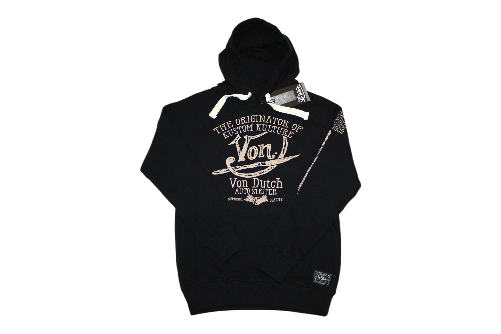 Von Dutch Vtg Von Dutch Graphic Print Fleece Lined Cozy Hoodie Size US M / EU 48-50 / 2 - 1 Thumbnail