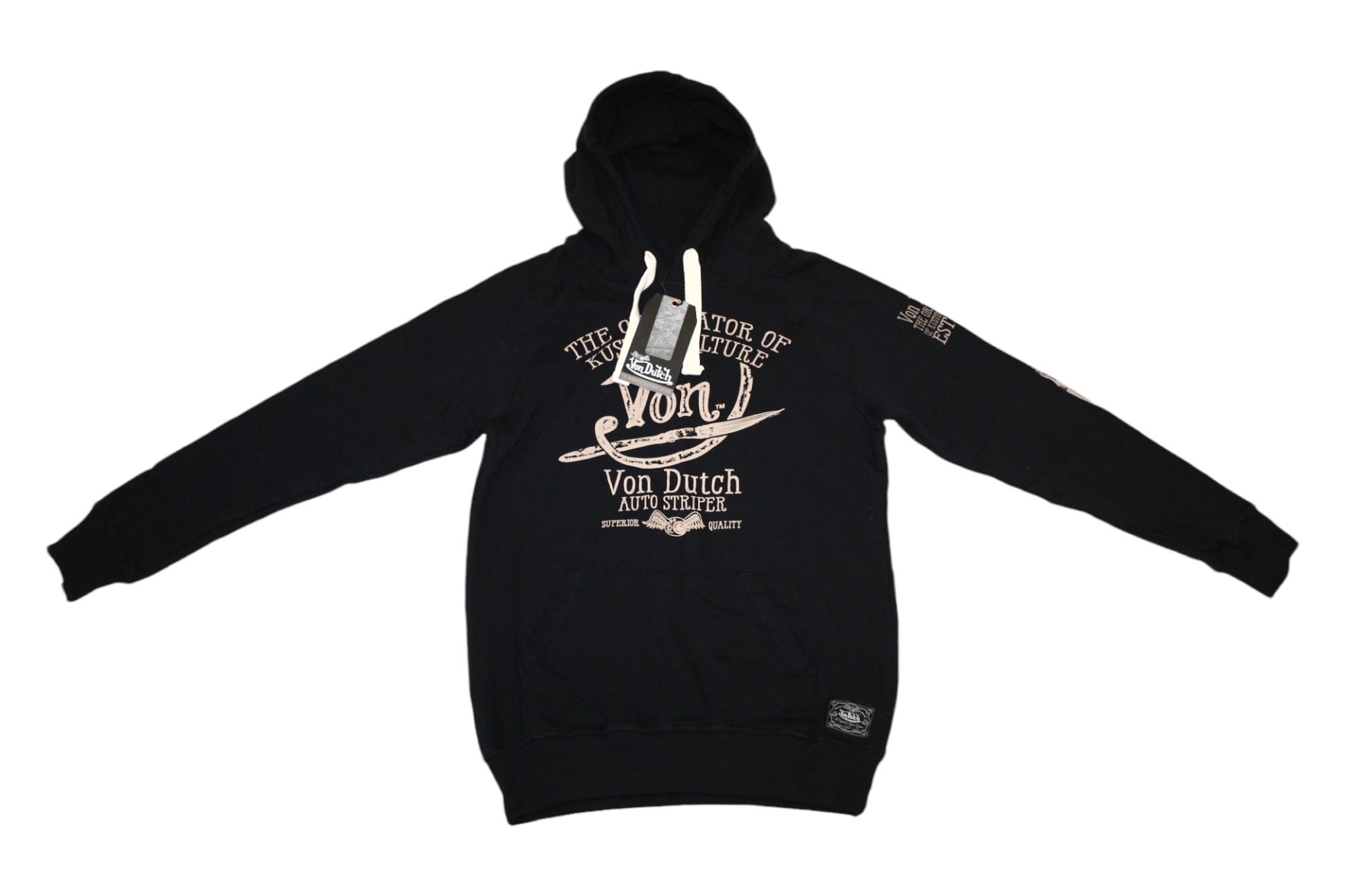 Von Dutch Vtg Von Dutch Graphic Print Fleece Lined Cozy Hoodie Size US M / EU 48-50 / 2 - 4 Thumbnail