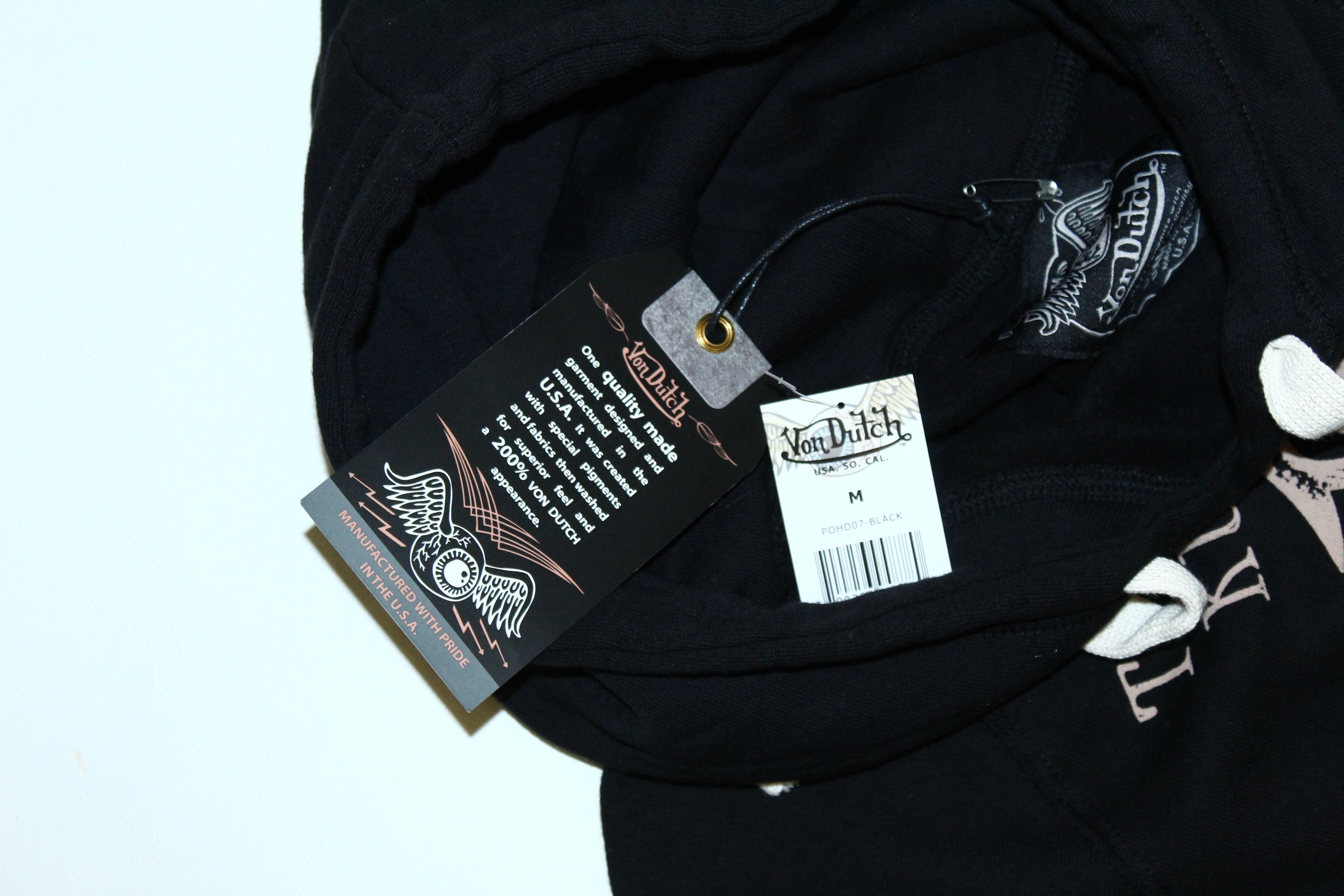 Von Dutch Vtg Von Dutch Graphic Print Fleece Lined Cozy Hoodie Size US M / EU 48-50 / 2 - 9 Thumbnail